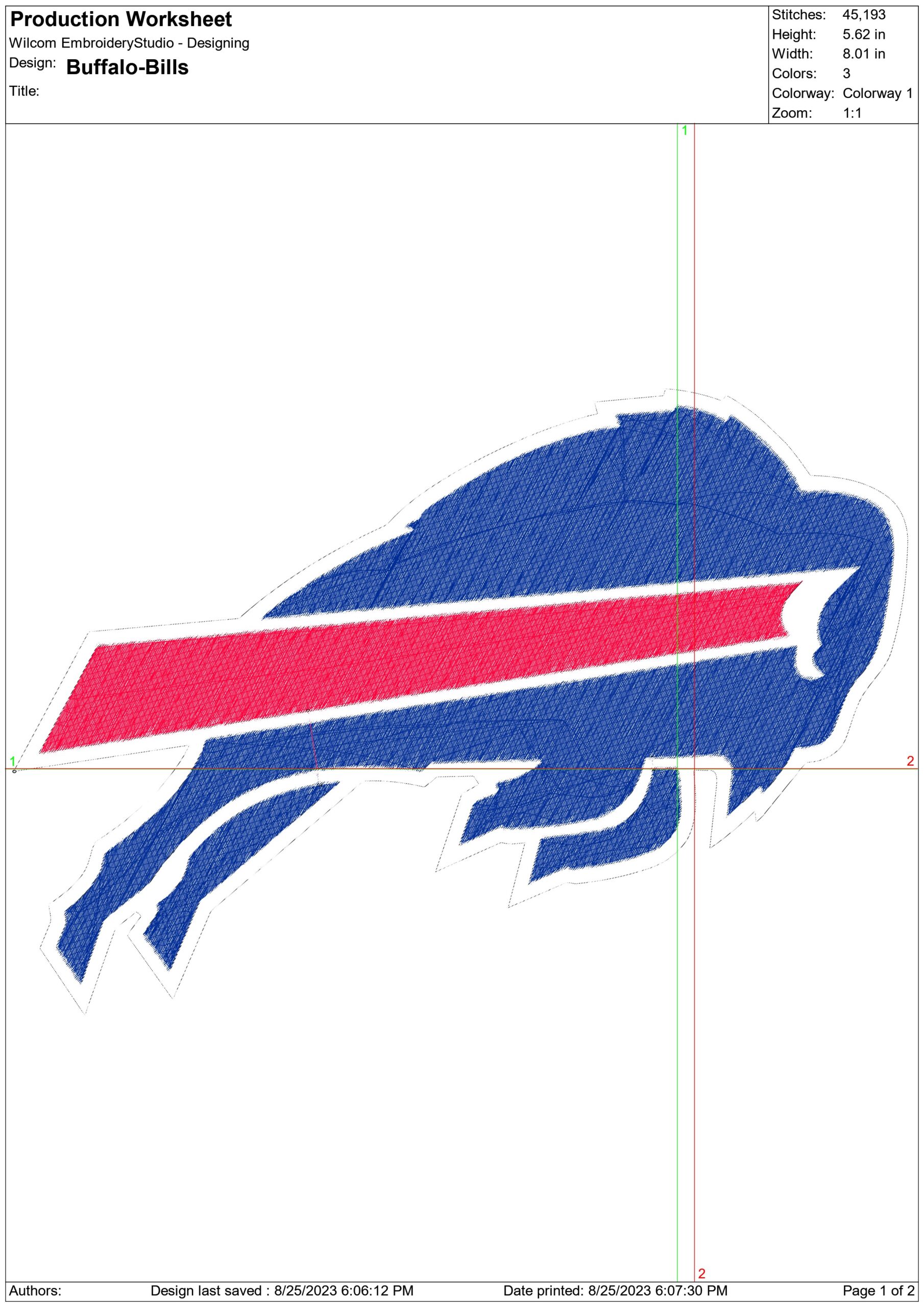 Buffalo Bills NFL embroidery design -Highmark Stadium Orchard park men's football embroidery machine pattern embroidery file - instant download — view 2