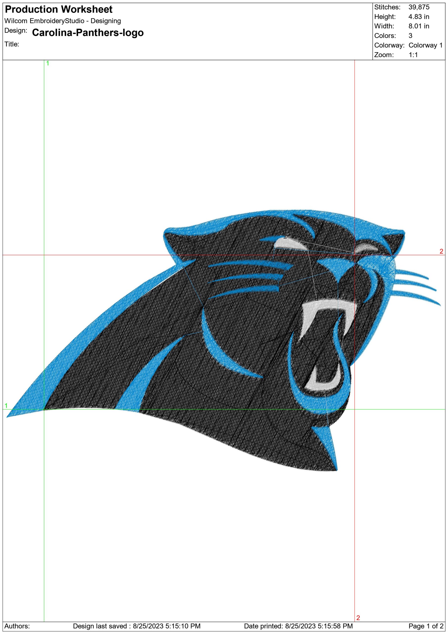 Carolina Panthers NFL embroidery design -Bank of America Stadium  men's football embroidery machine pattern embroidery file - instant download — view 2