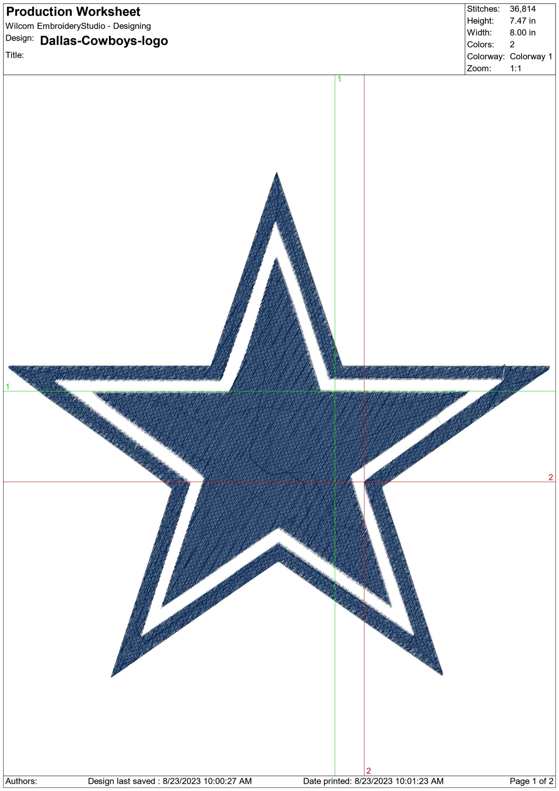 Dallas Cowboys NFL embroidery design -AT&T Stadium men's football embroidery machine pattern embroidery file - instant download — view 2