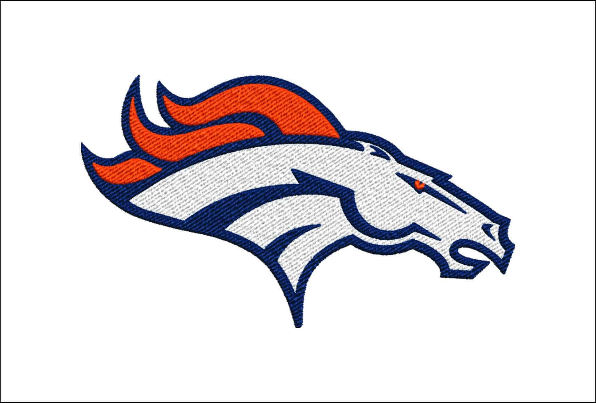 Denver Broncos NFL embroidery design -Mile High Stadium men's football embroidery machine pattern embroidery file - instant download