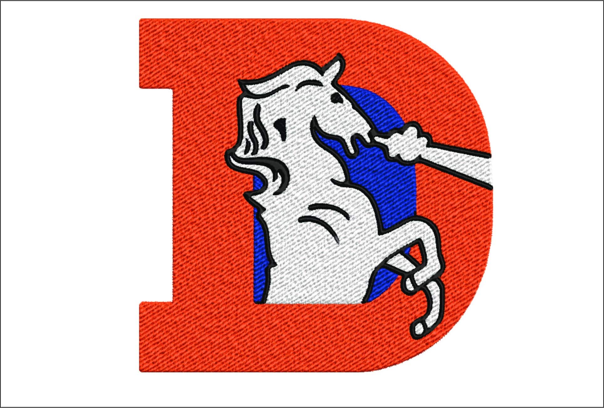 Denver Broncos 1993 NFL embroidery design -Mile High Stadium men's football embroidery machine pattern embroidery file - instant download
