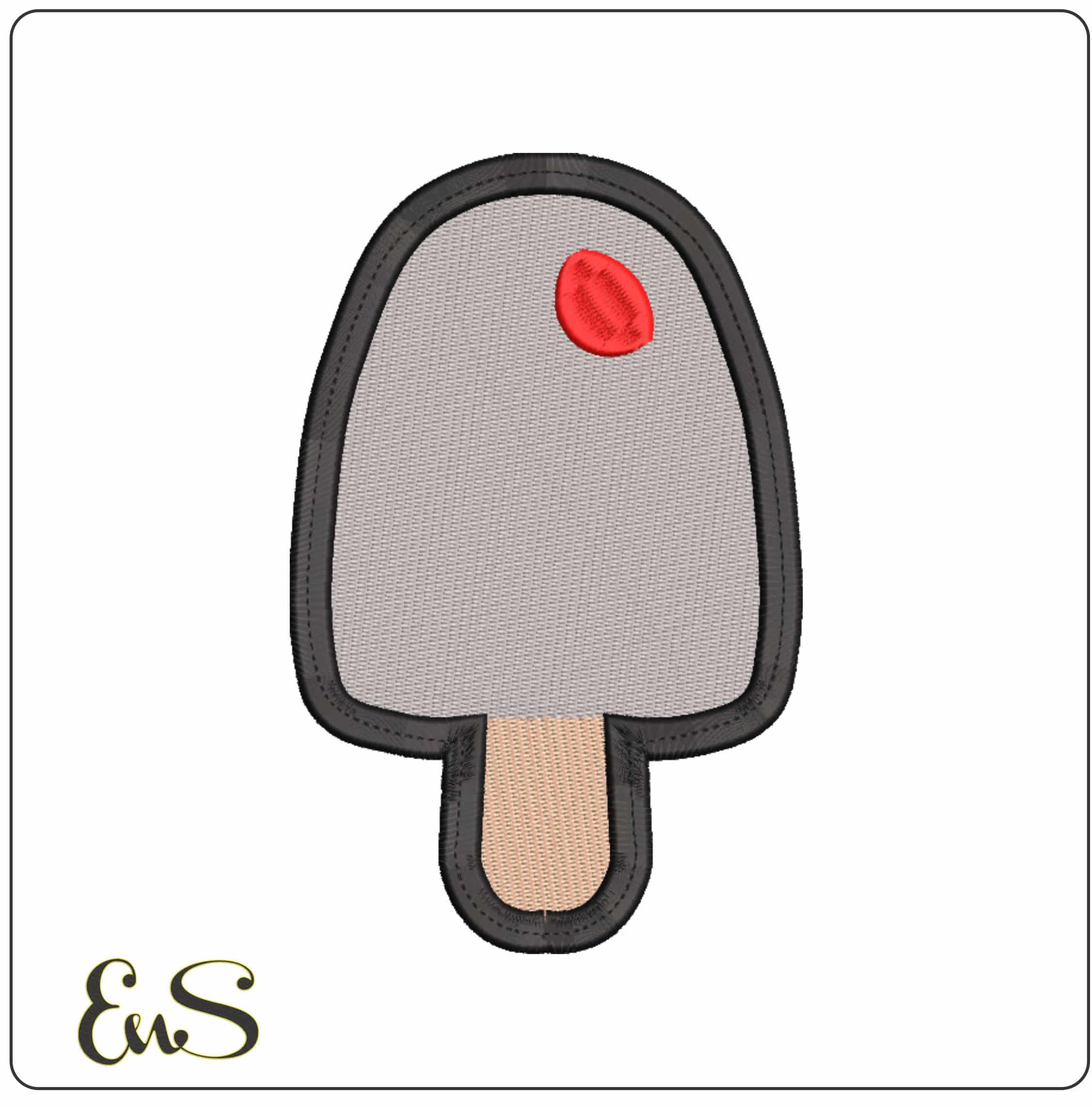 Popsicle Patch - Elegant embroidery design file-instant download