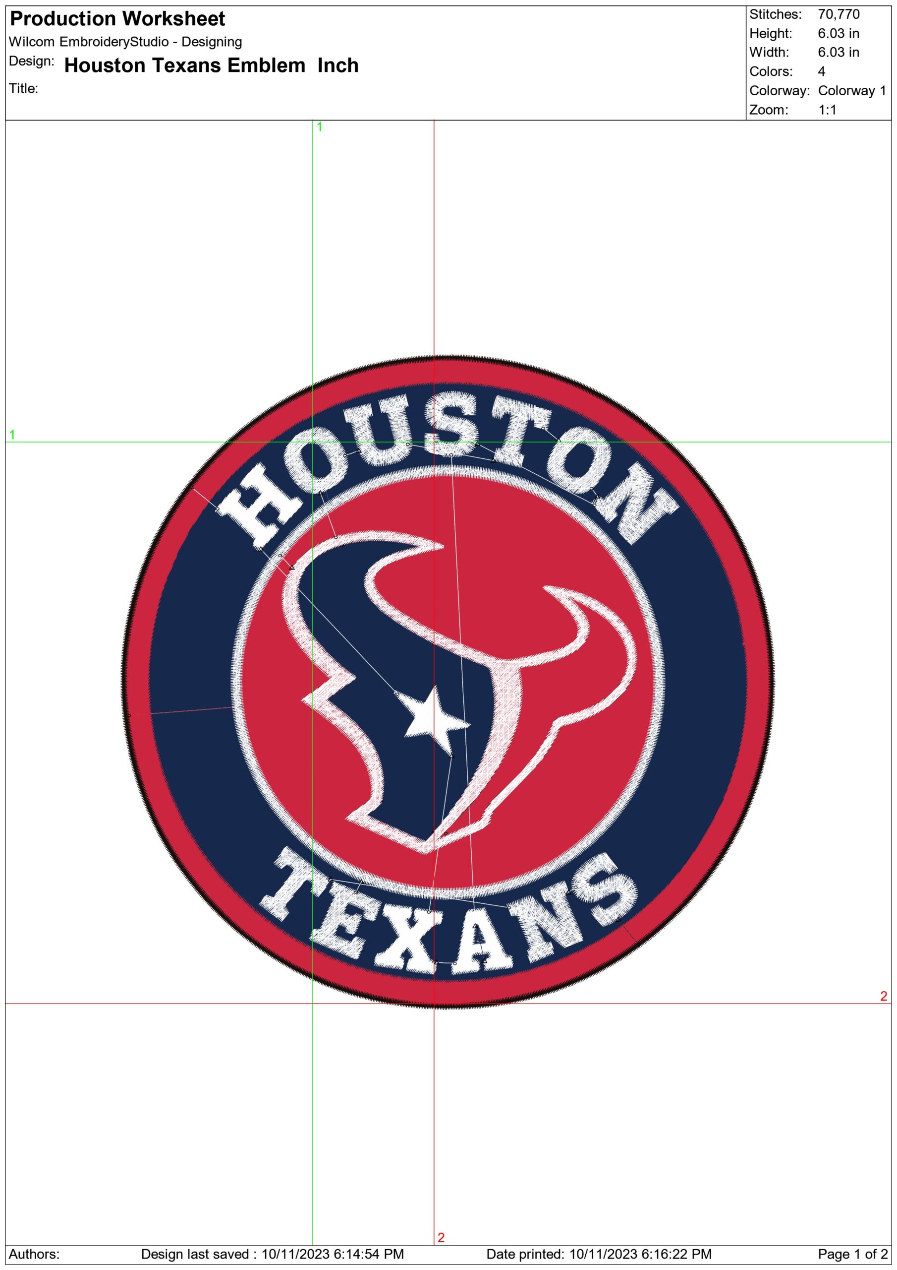Houston Texans Emblem NFL embroidery design -NRG Stadium men's football embroidery machine pattern embroidery file - instant download — view 2