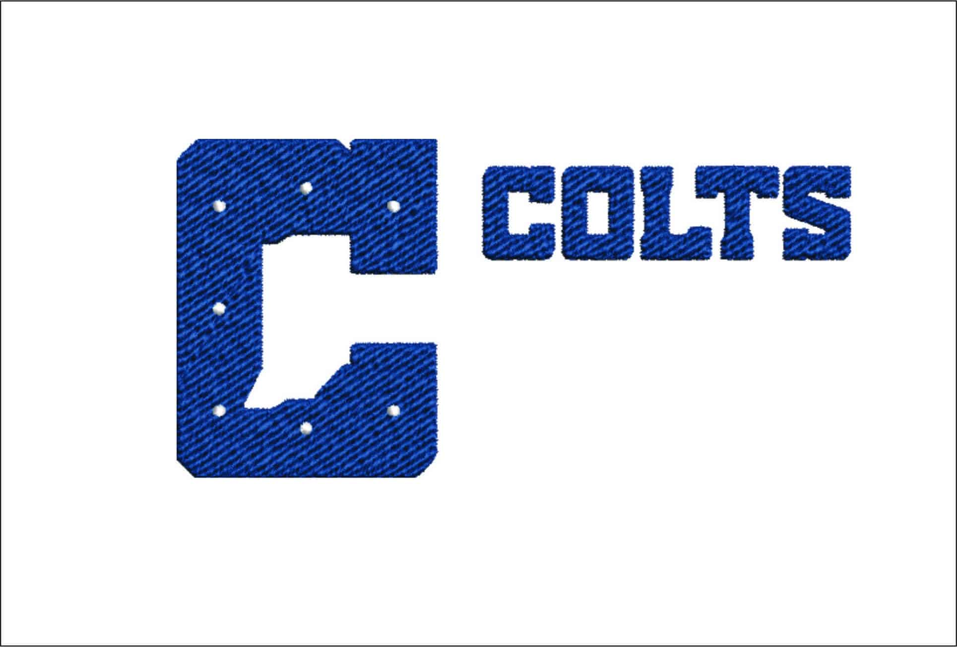 Indianapolis Colts NFL embroidery design -Lucas Oil Stadium men's football embroidery machine pattern embroidery file - instant download