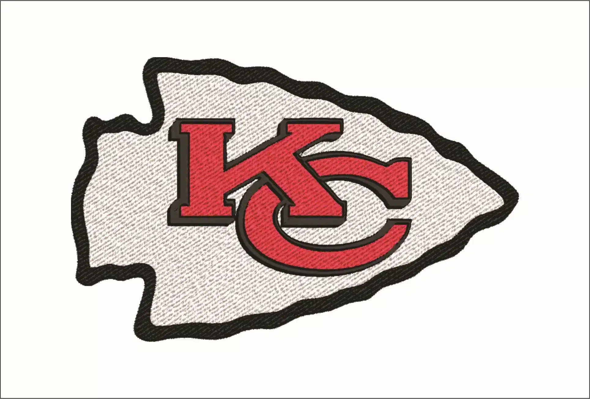 Kansas City Chiefs NFL embroidery design -Arrowhead Stadium men's football embroidery machine pattern embroidery file - instant download