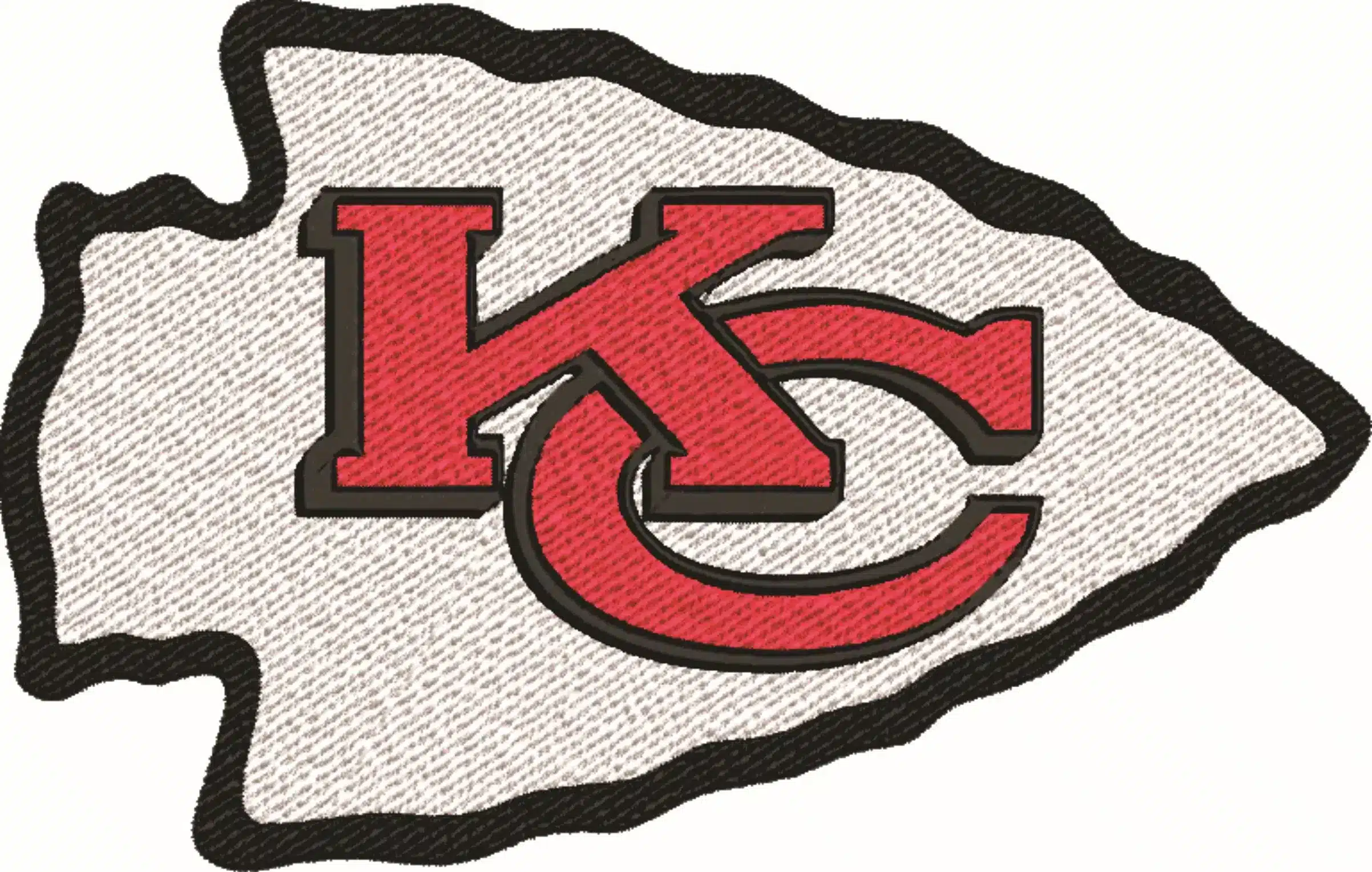 Kansas City Chiefs NFL embroidery design -Arrowhead Stadium men's football embroidery machine pattern embroidery file - instant download — view 3