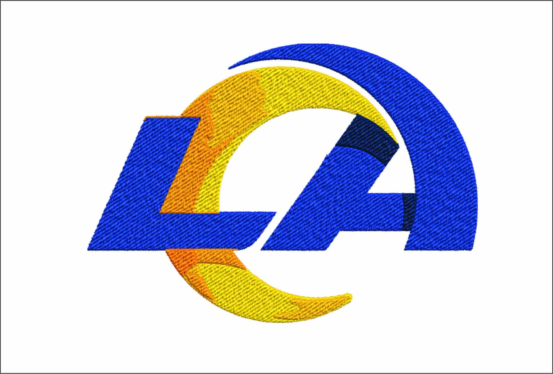 Los Angeles Rams NFL embroidery design -Sofi Stadium men's football embroidery machine pattern embroidery file - instant download