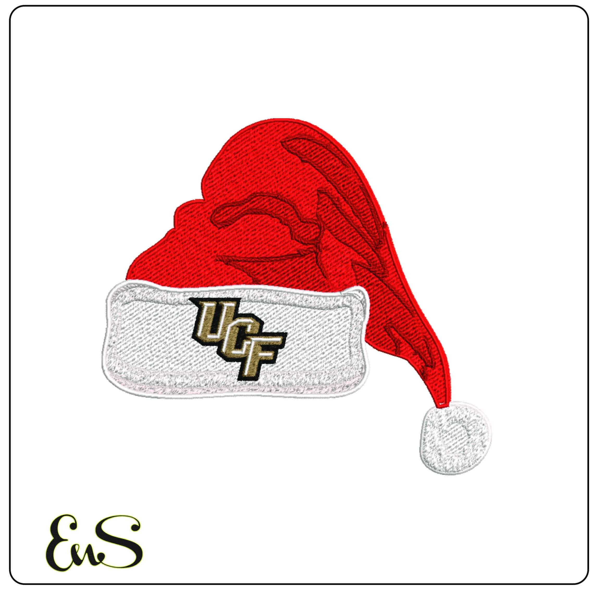Santa Hat Charlotte 49ers 2000 to 2006 - Elegant embroidery design file-instant download — view 2