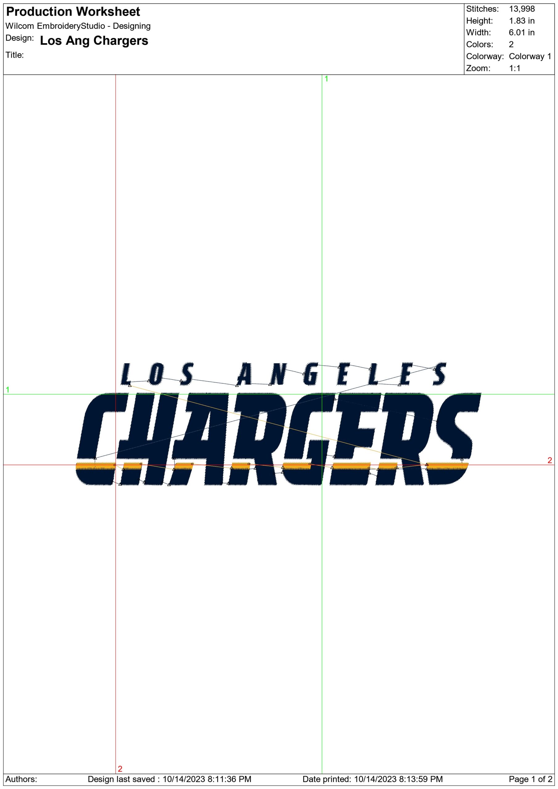 Los Angeles Chargers NFL embroidery design -Sofi men's football embroidery machine pattern embroidery file - instant download — view 2