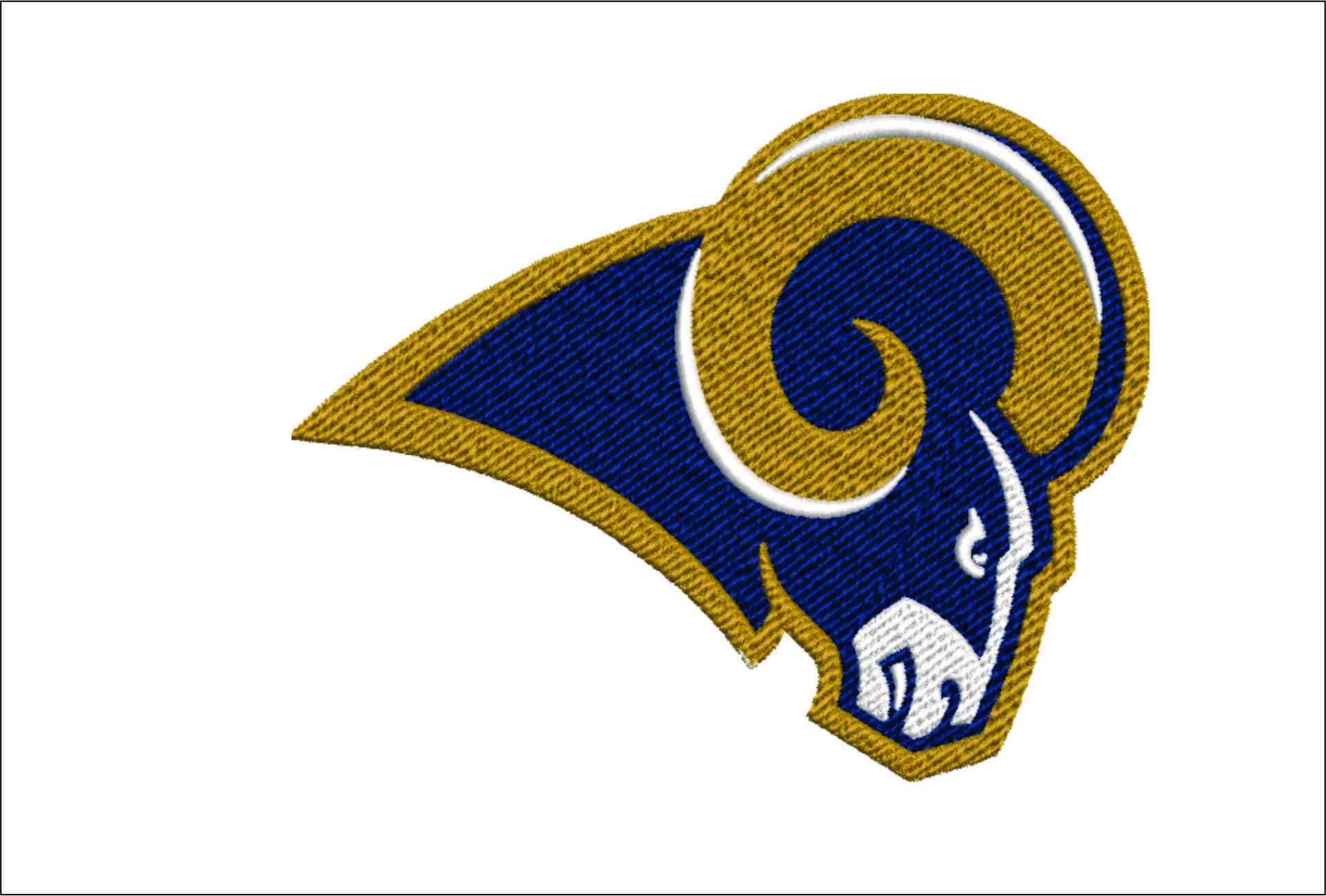 Los Angeles Rams NFL embroidery design -Sofi men's football embroidery machine pattern embroidery file - instant download