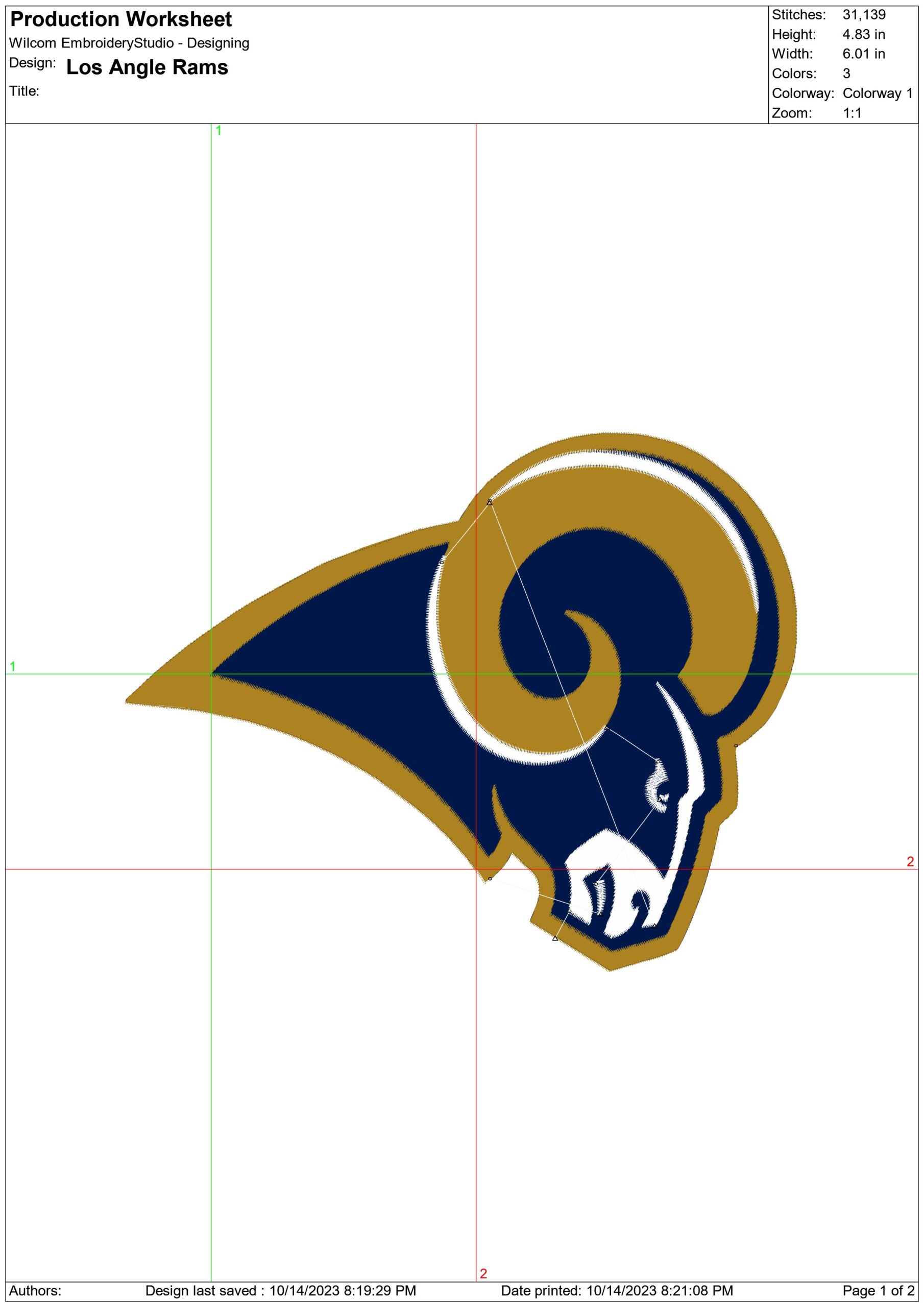 Los Angeles Rams NFL embroidery design -Sofi men's football embroidery machine pattern embroidery file - instant download — view 2