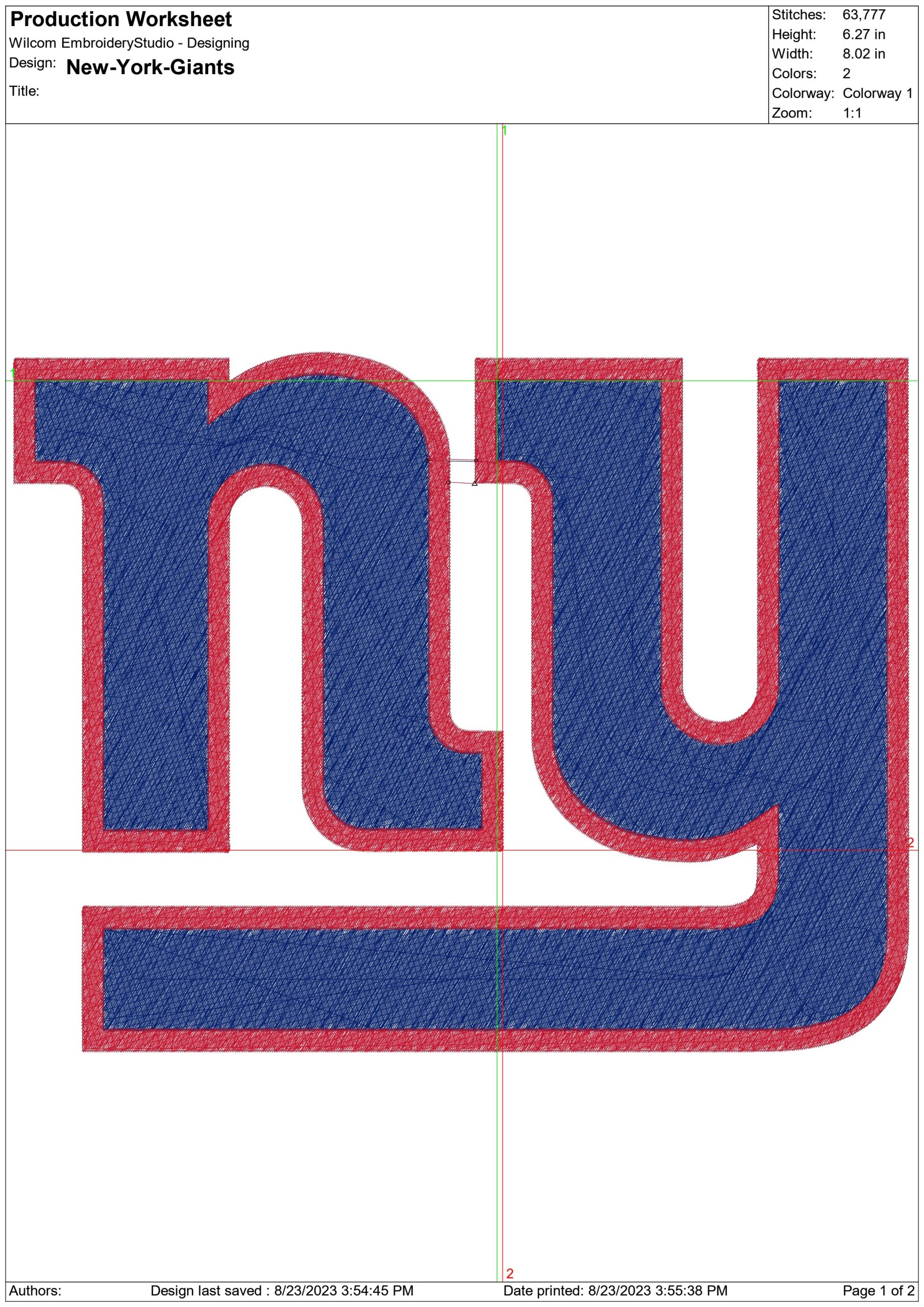 New York Giants NFL embroidery design -MetLife Stadium men's football embroidery machine pattern embroidery file - instant download — view 2