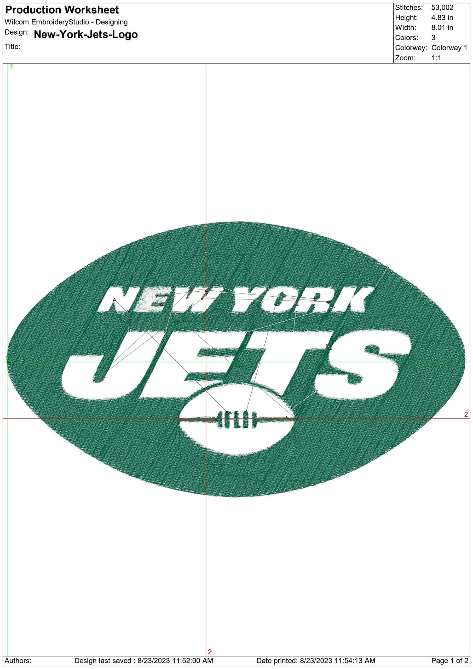 New York Jets NFL embroidery design -MetLife Stadium men's football embroidery machine pattern embroidery file - instant download — view 2