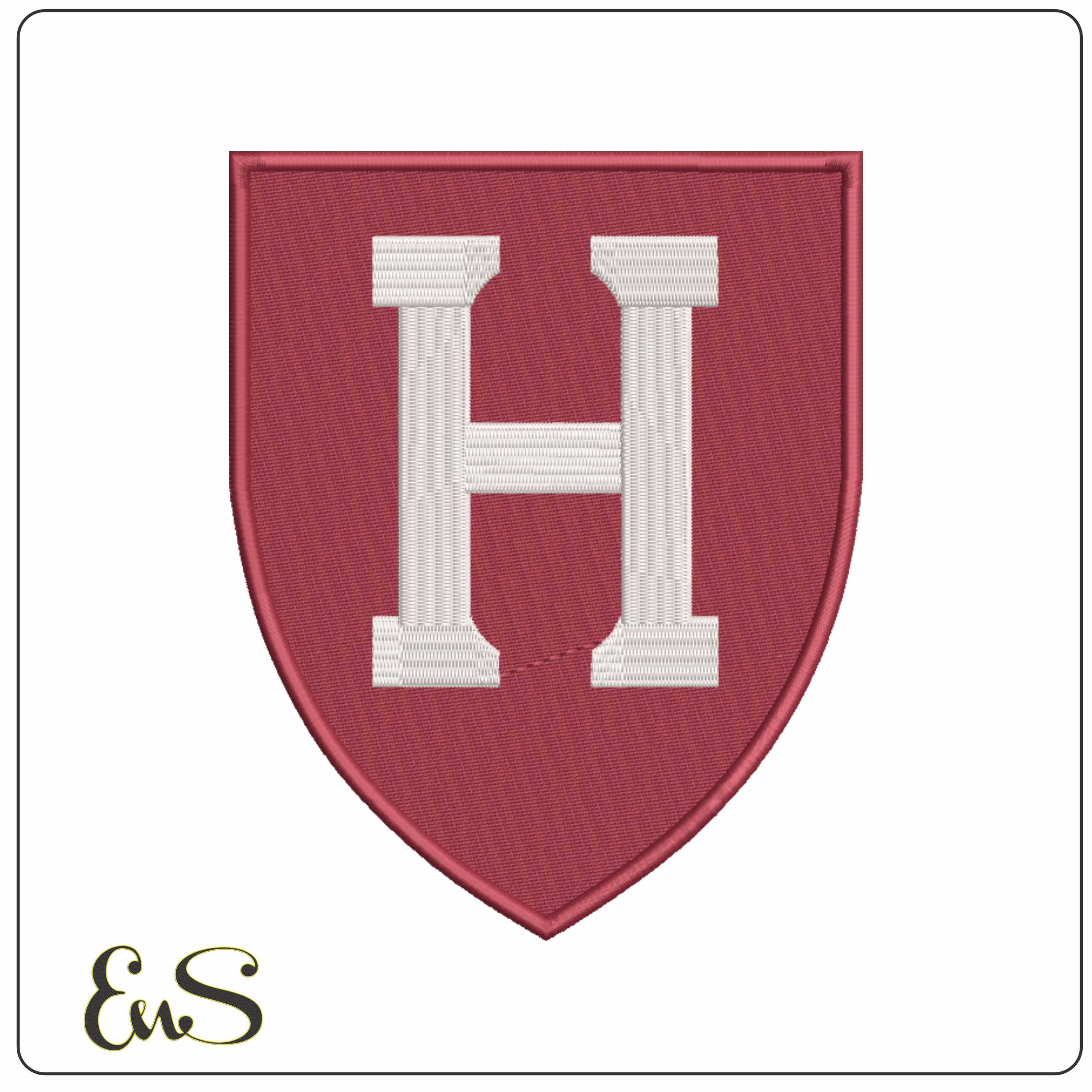 The Harvard Crimson 2020 on Harvard  - Elegant embroidery design file-instant download
