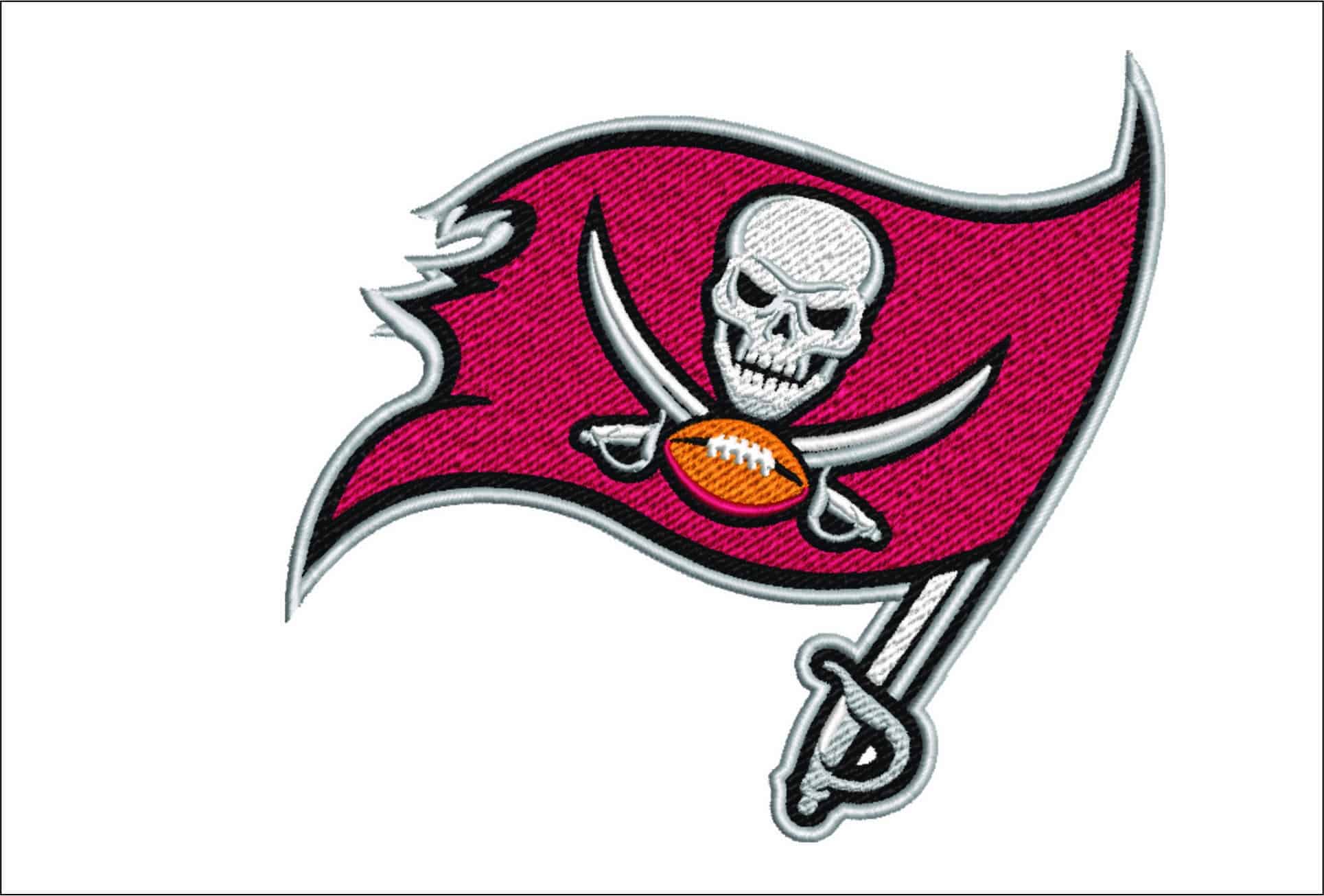 Tampa Bay Buccaneers NFL embroidery design -Raymond James Stadium men's football embroidery machine pattern embroidery file - instant download