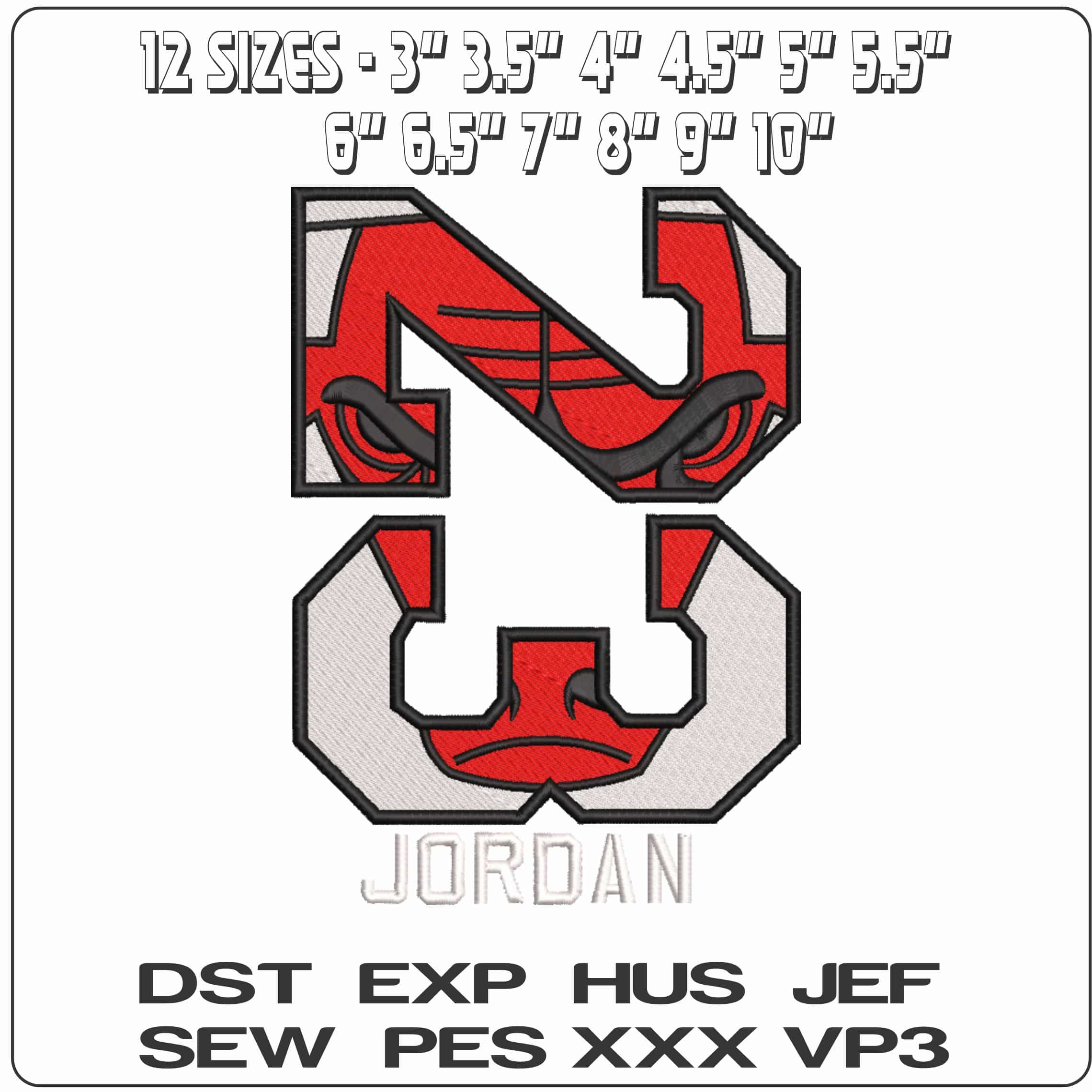 23 Jordan Bull Logo  - Elegant embroidery design file-instant download — view 2