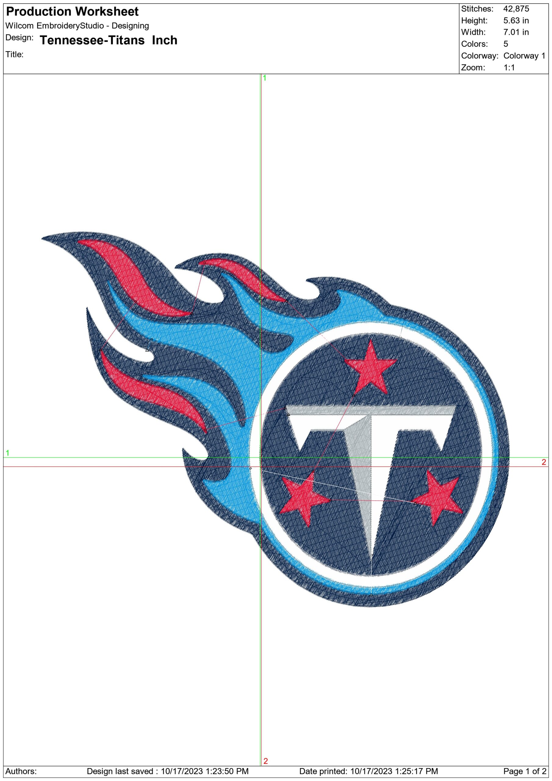 Tennessee Titans NFL embroidery design -Nissan Stadium men's football embroidery machine pattern embroidery file - instant download — view 2