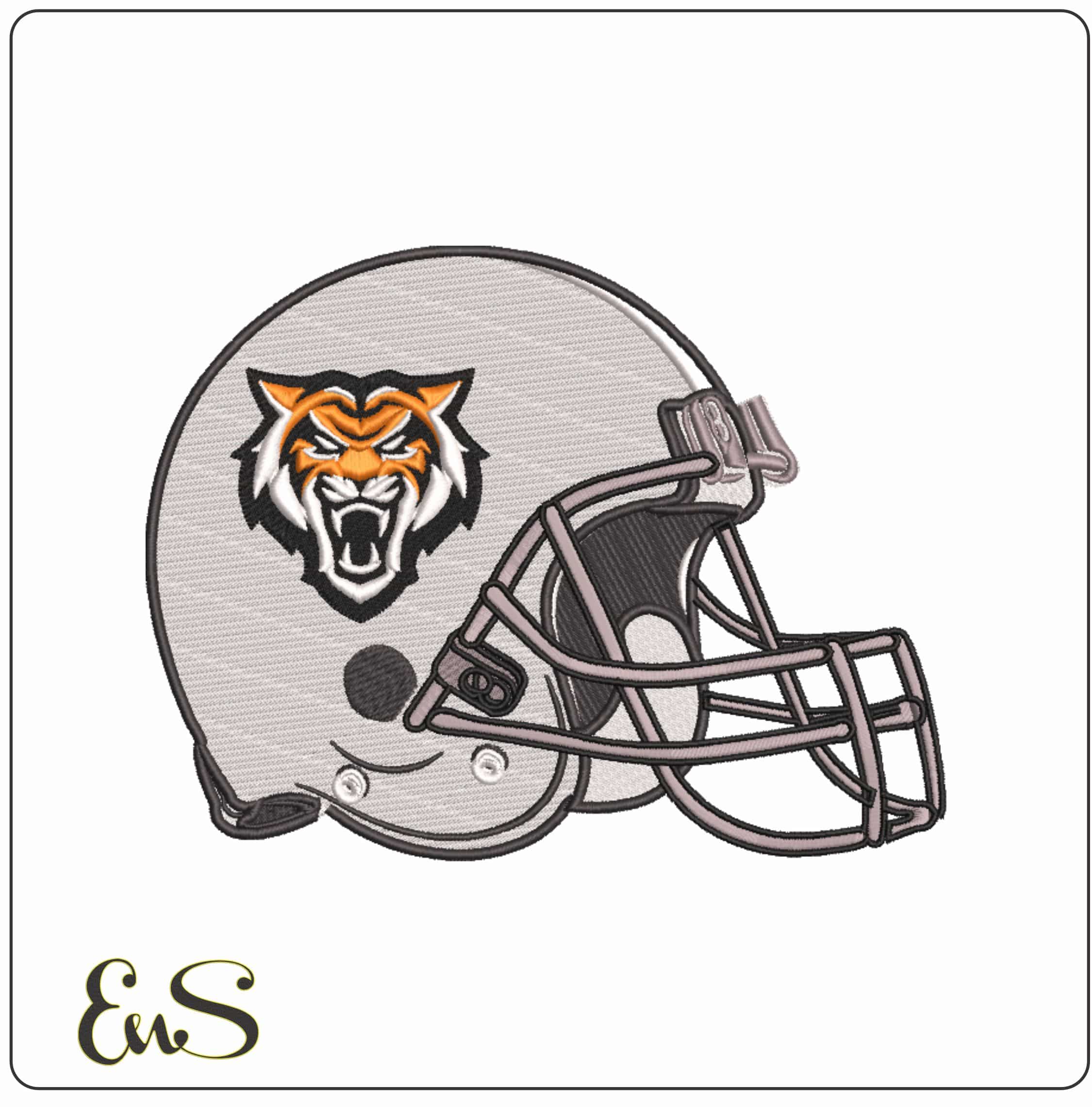AF Helmet Idaho State Bengals 2018  - Elegant embroidery design file-instant download