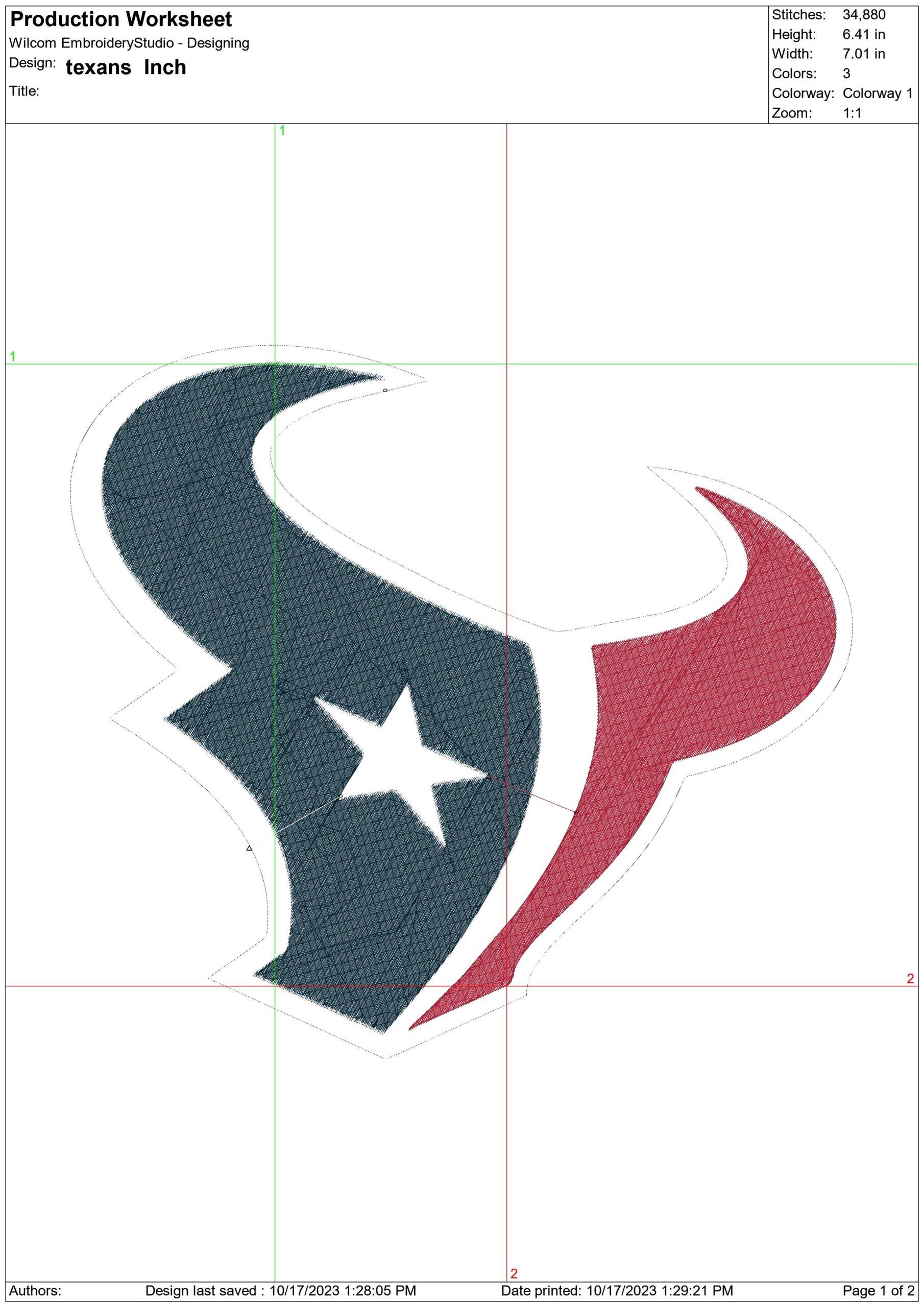 Houston Texans NFL embroidery design -NRG Stadium men's football embroidery machine pattern embroidery file - instant download — view 2