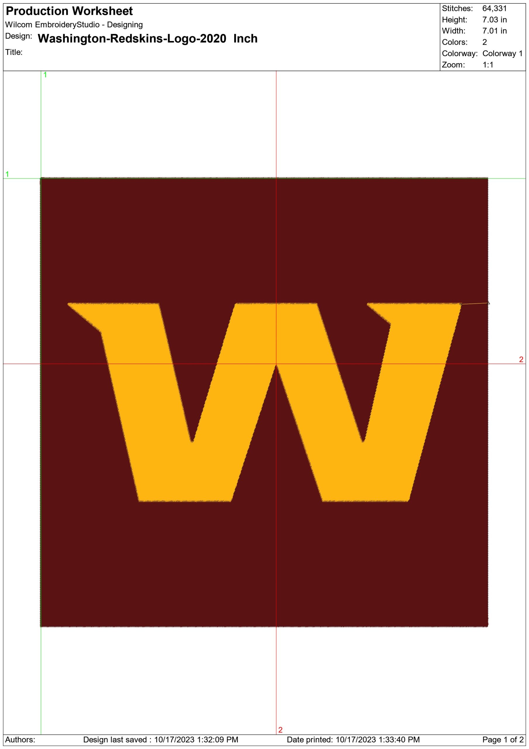 Washington Commanders NFL embroidery design -FedExField Stadium men's football embroidery machine pattern embroidery file - instant download — view 2