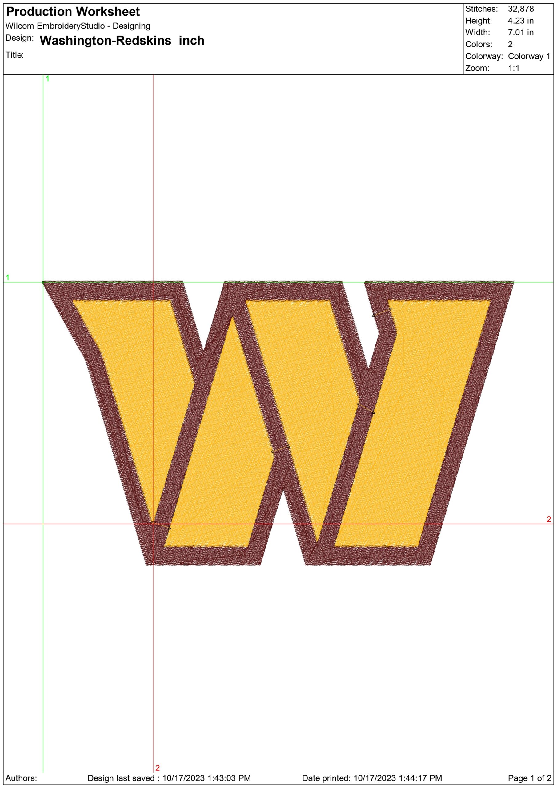 Washington Redskin Commanders NFL embroidery design -FedExField Stadium men's football embroidery machine pattern embroidery file - instant download — view 2