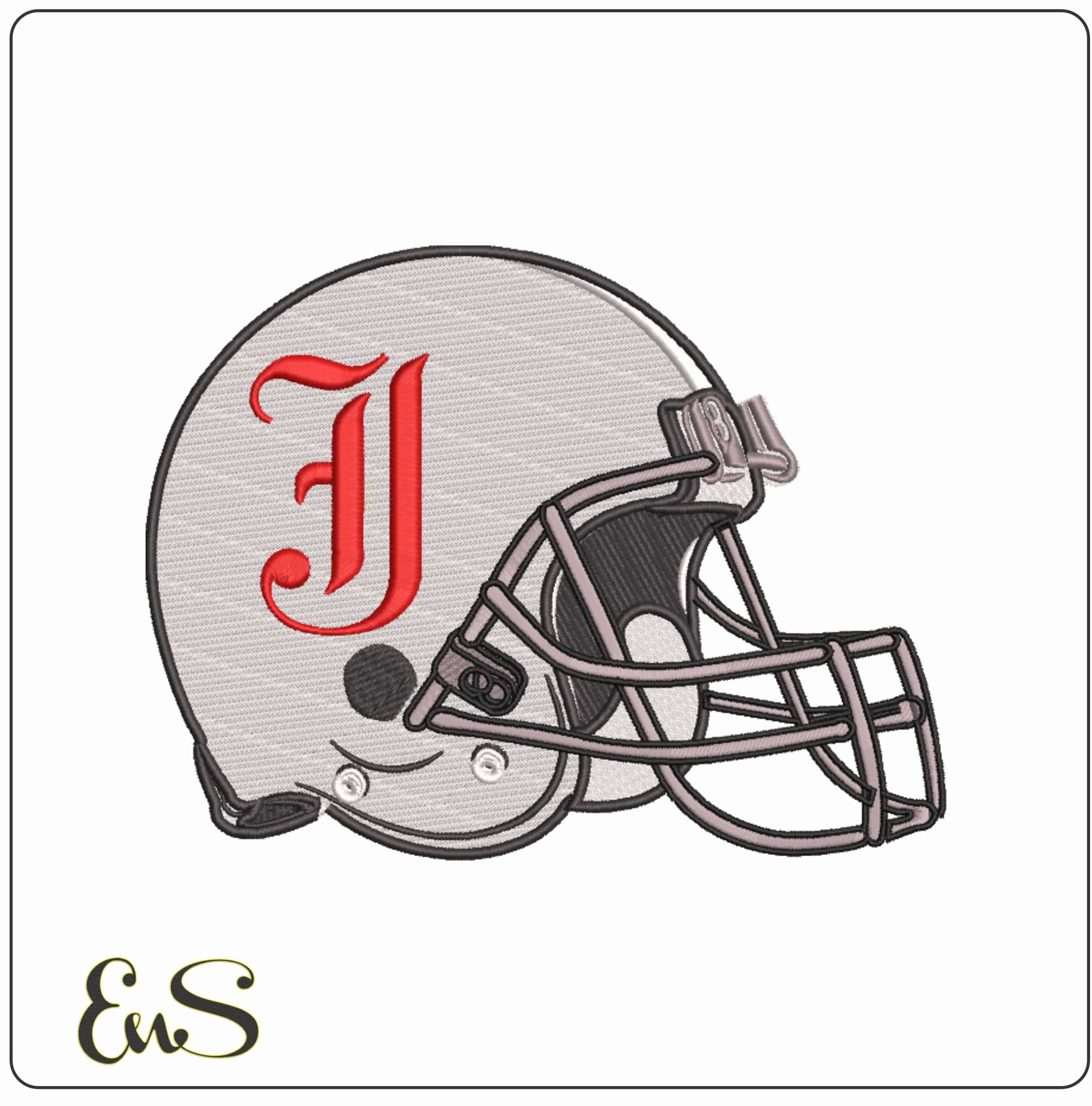 AF Helmet Jacksonville State Gamecocks Alternative  - Elegant embroidery design file-instant download