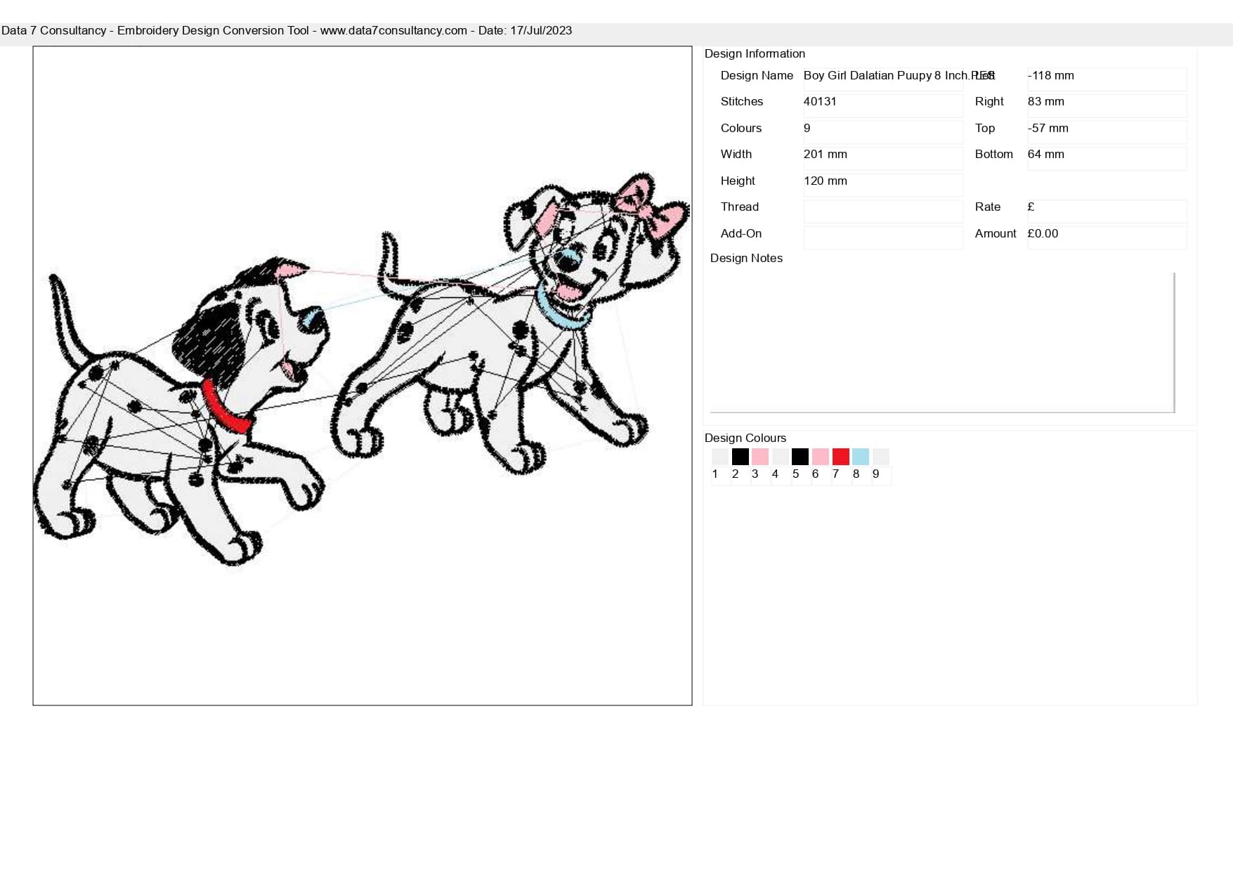 101 Dalmatian with lady design - Dog and lady embroidery design machine pattern Baby toddler embroidery file instant download in a frame — view 3
