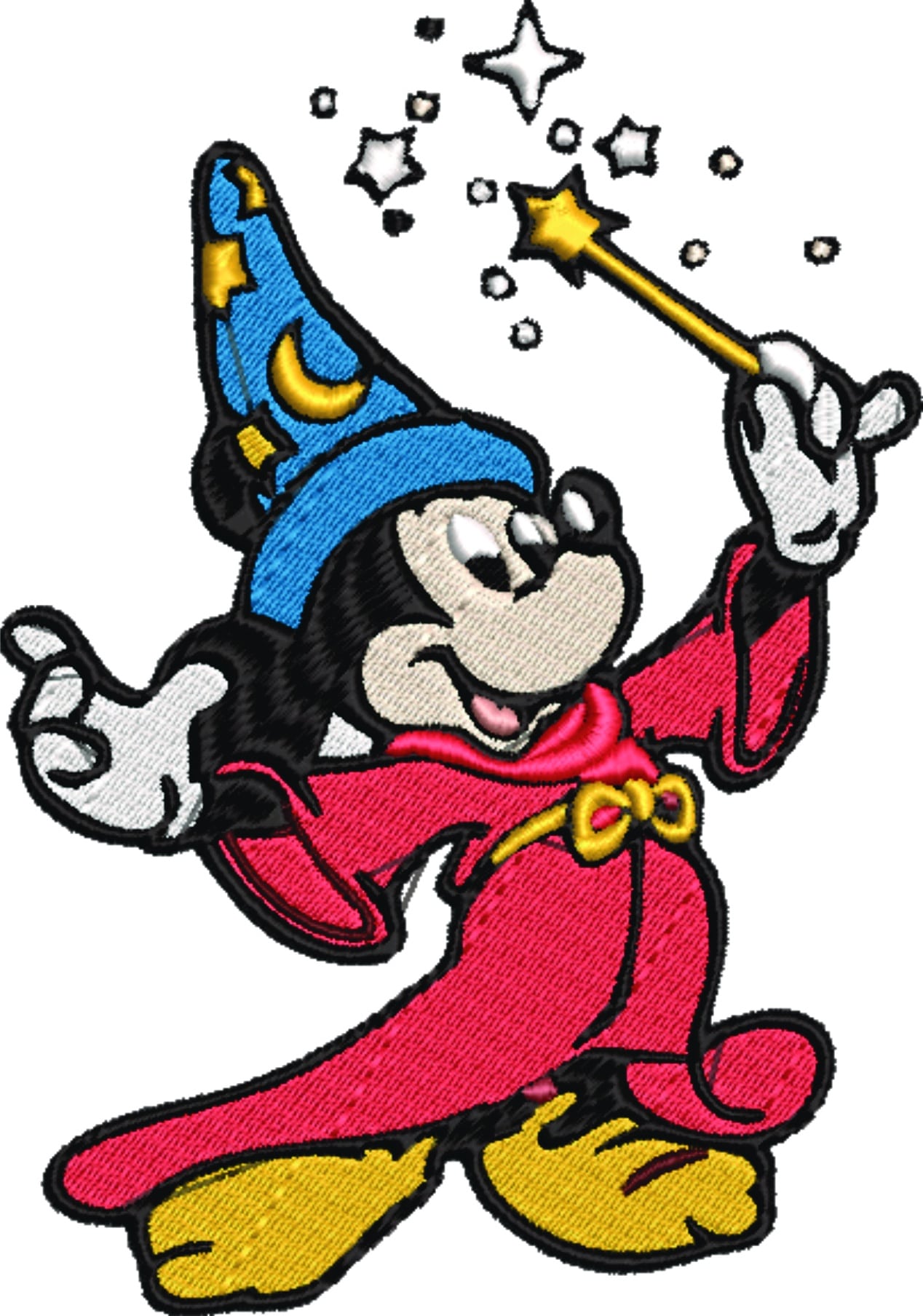 mickey mouse embroidery design machine embroidery design, design for kids, babies, infants, fill embroidery design, instant download 6 sizes — view 2