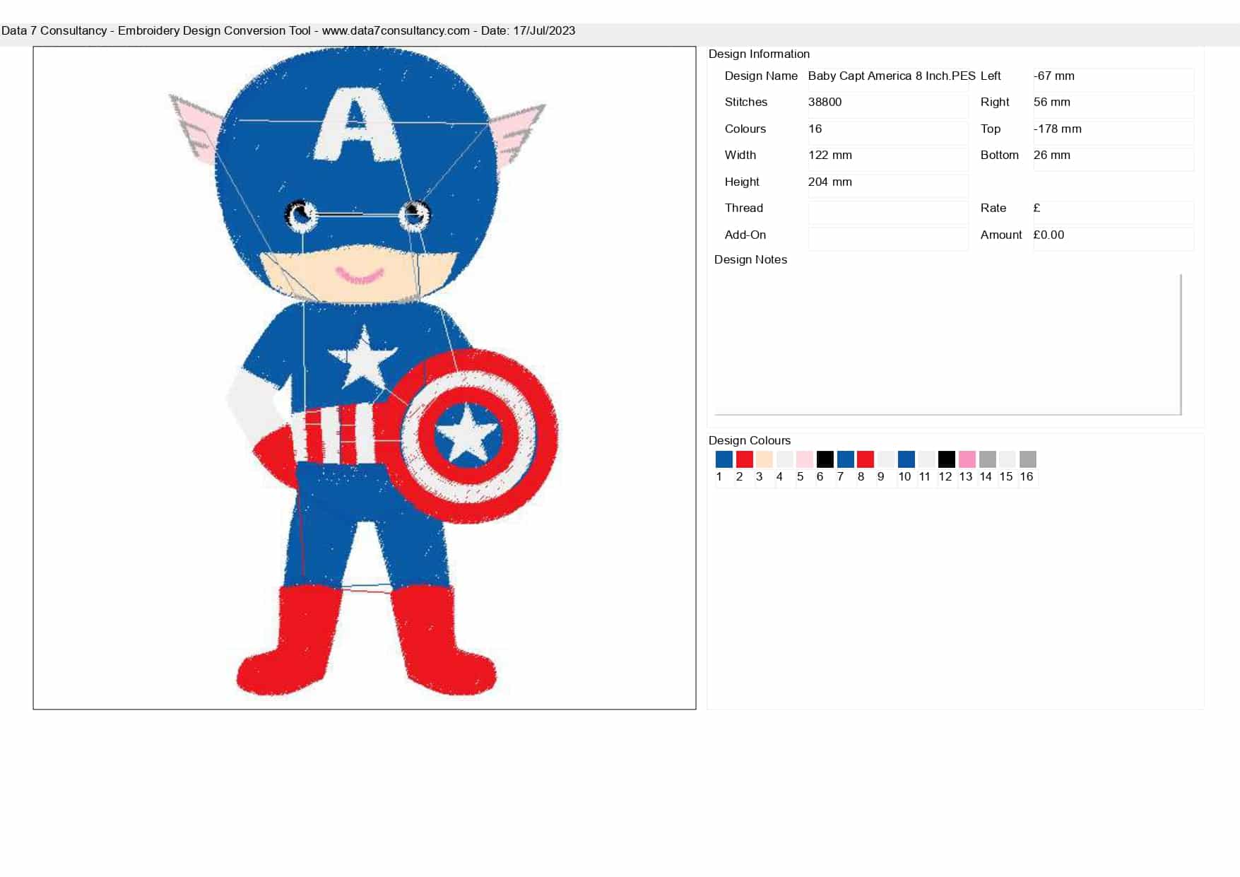 Baby Capt. America embroidery design - Baby super hero design machine pattern Baby toddler embroidery file - instant download in a frame — view 3