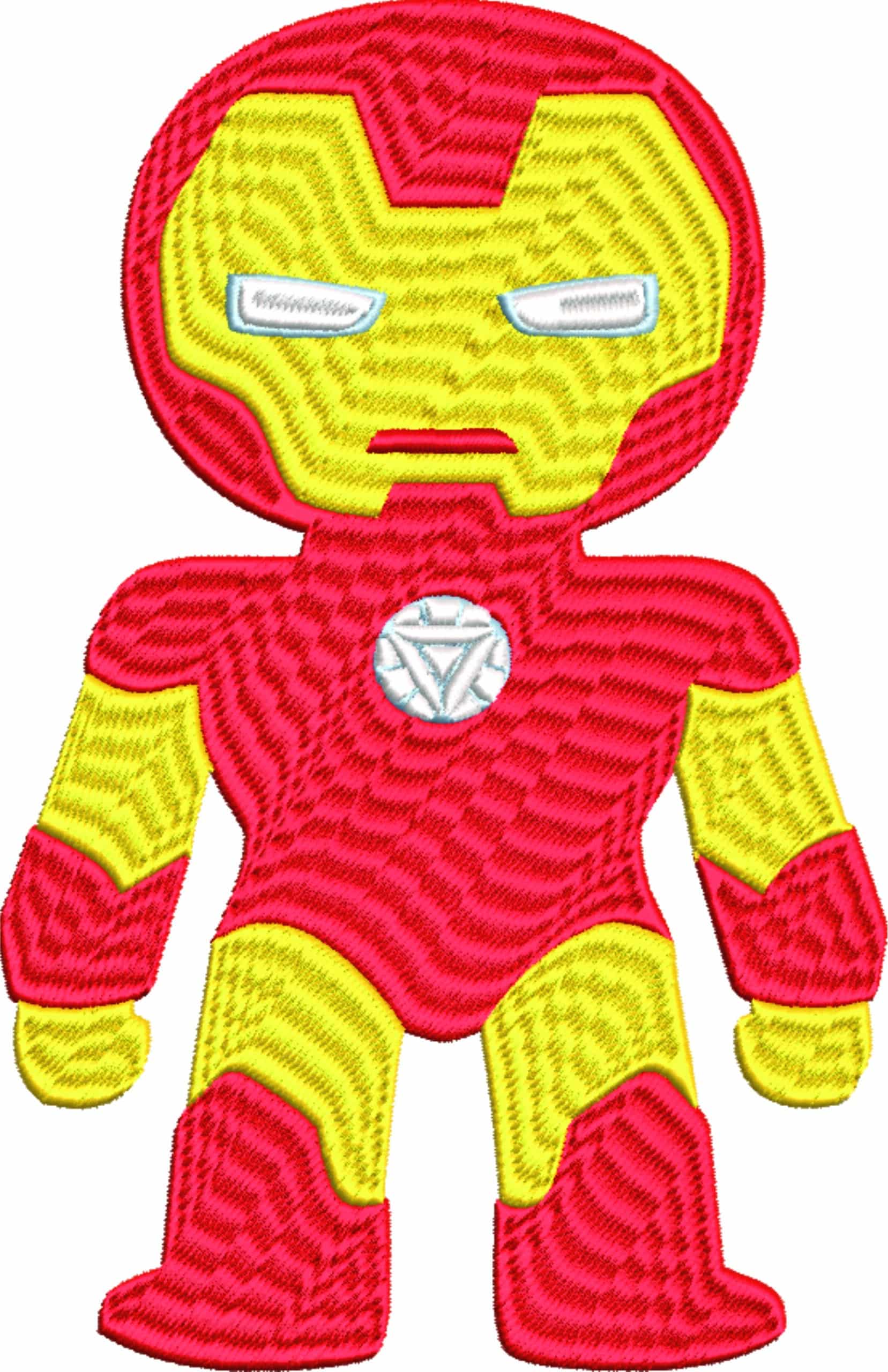 Cool Baby Iron Man embroidery design - Cool Baby super hero design machine pattern Baby toddler embroidery file instant download in a frame — view 2
