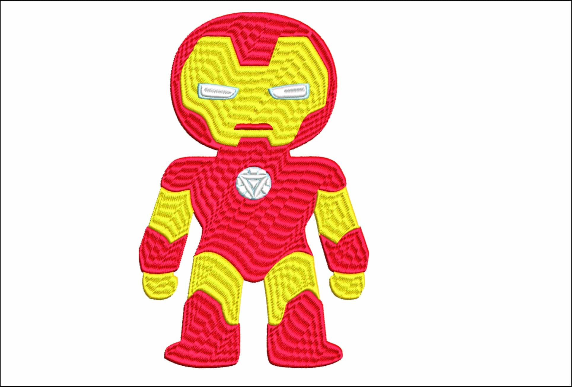 Cool Baby Iron Man embroidery design - Cool Baby super hero design machine pattern Baby toddler embroidery file instant download in a frame
