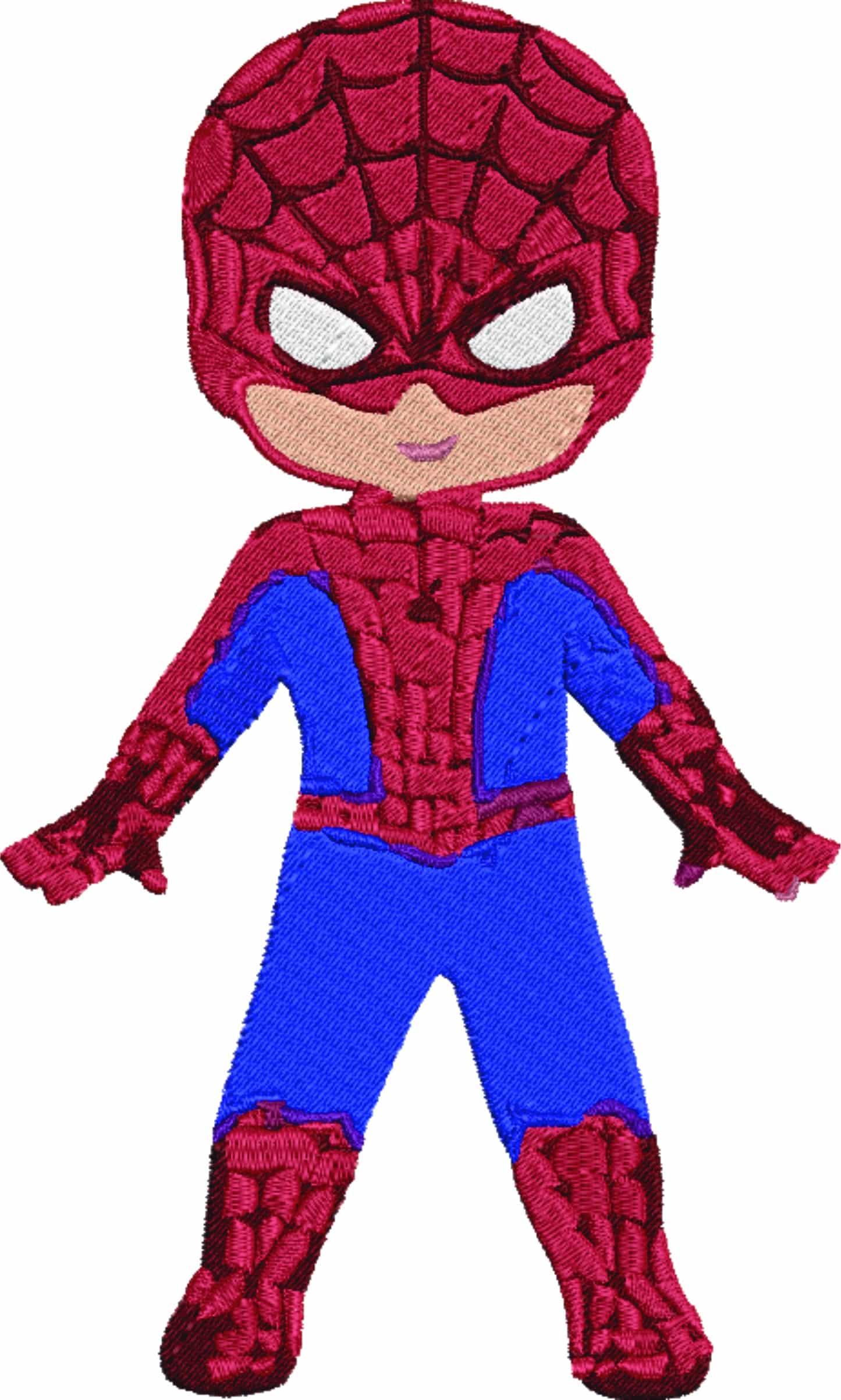 Baby Spider Man embroidery design Cool Baby super hero design machine pattern Baby toddler embroidery file instant download in a frame — view 2