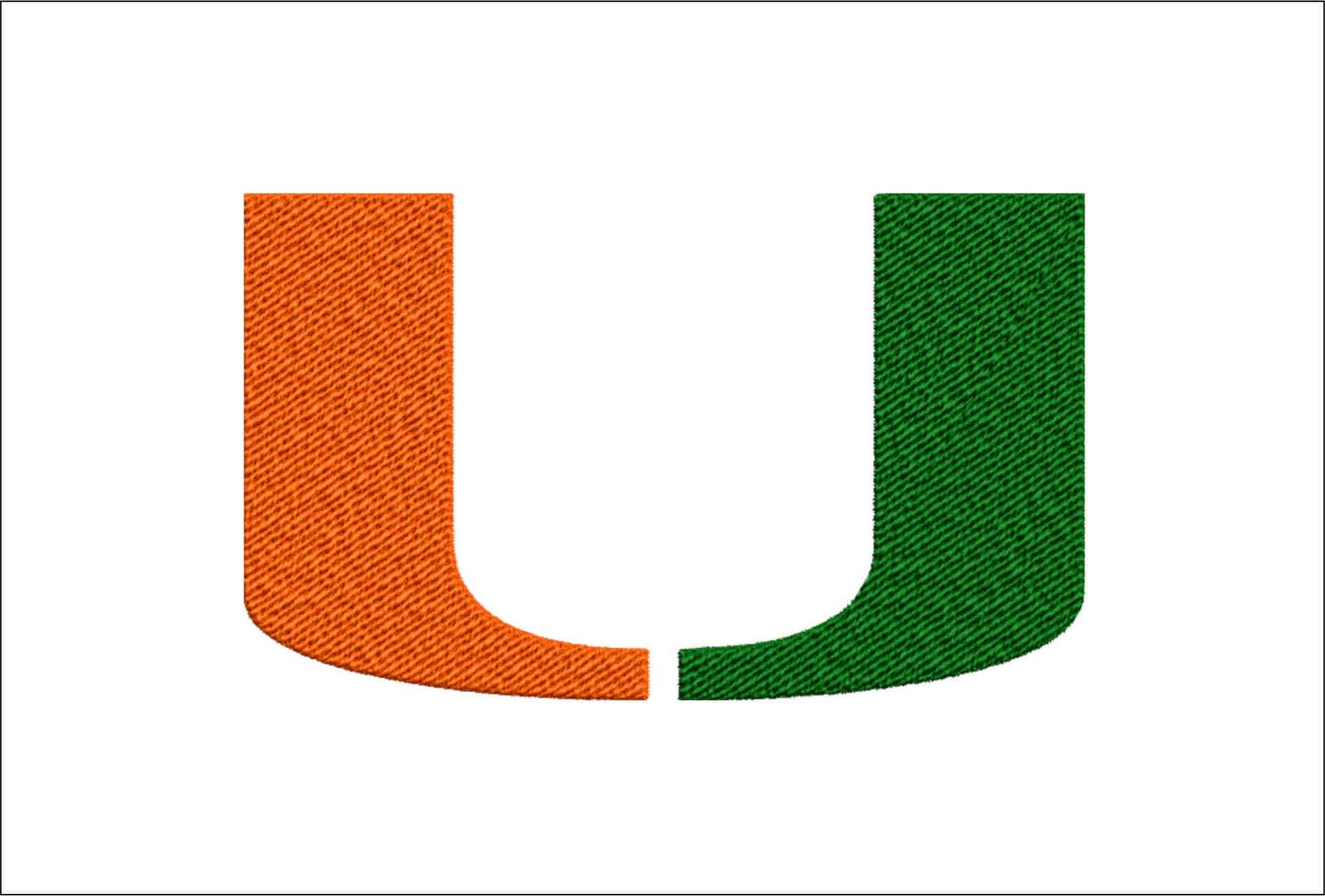 Miami Hurricanes embroidery design - Hard Rock Stadium embroidery machine pattern embroidery file - instant download