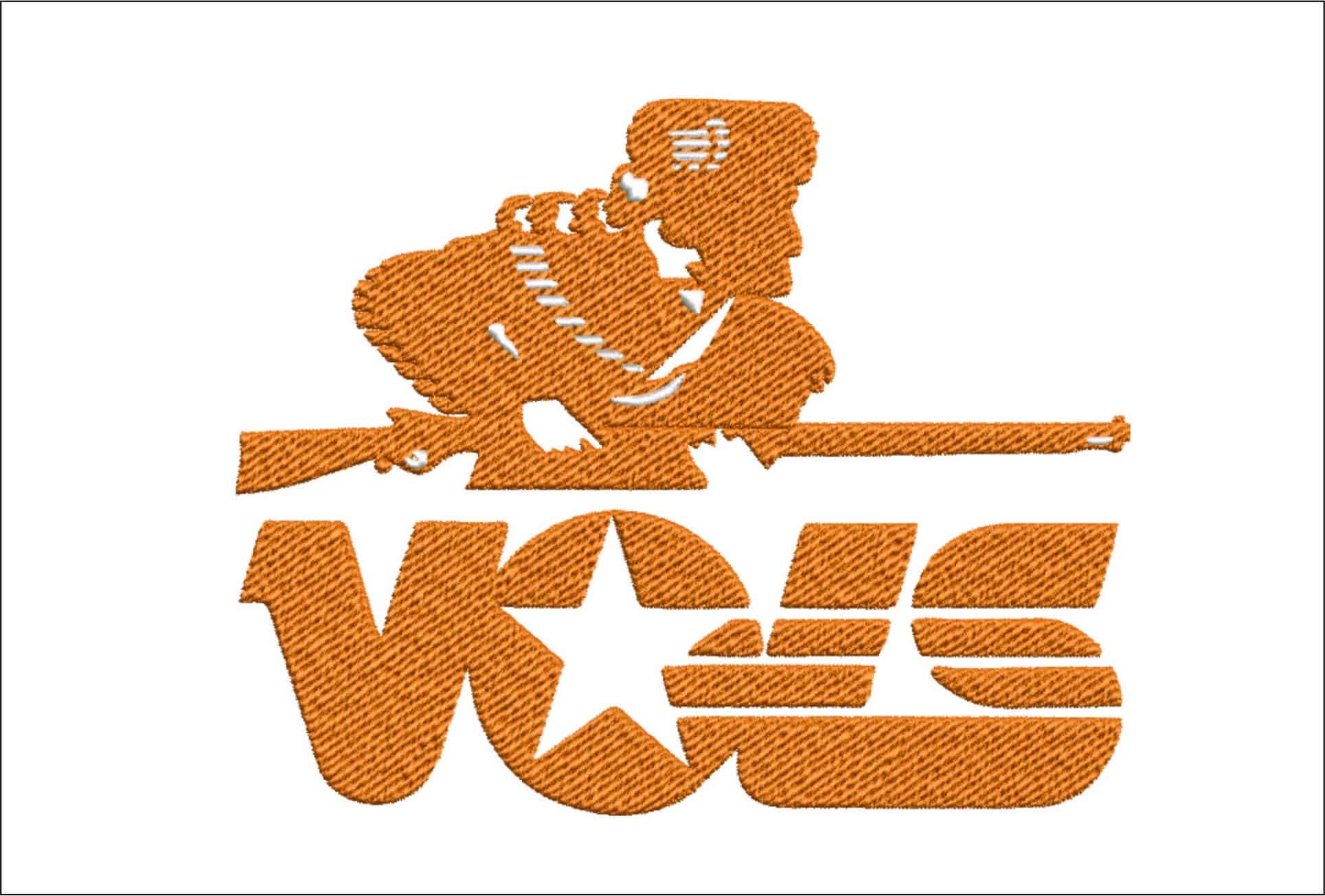 Tennessee Volunteers embroidery design University of Tennessee Logo embroidery machine pattern embroidery file instant download