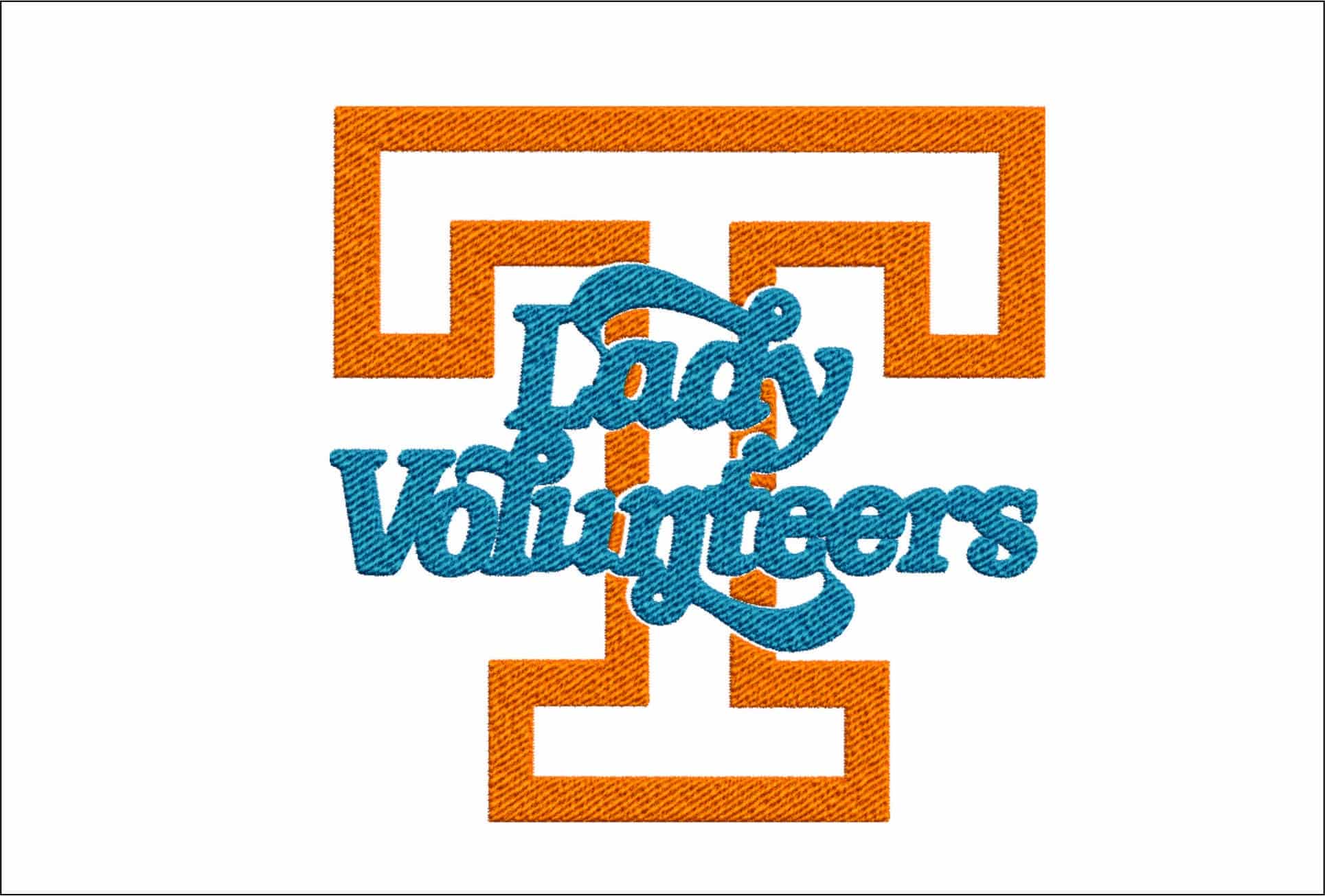 Tennessee Volunteers embroidery design University of Tennessee Logo embroidery machine pattern embroidery file instant download