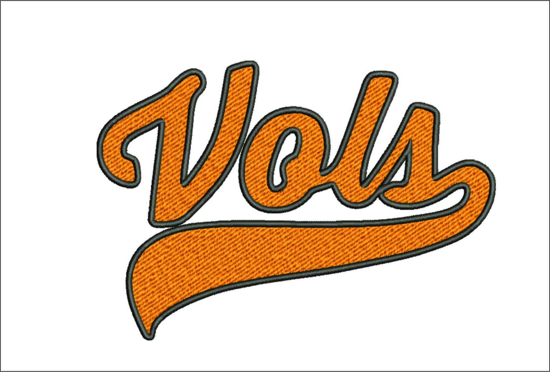 Tennessee Volunteers embroidery design University of Tennessee Logo embroidery machine pattern embroidery file instant download