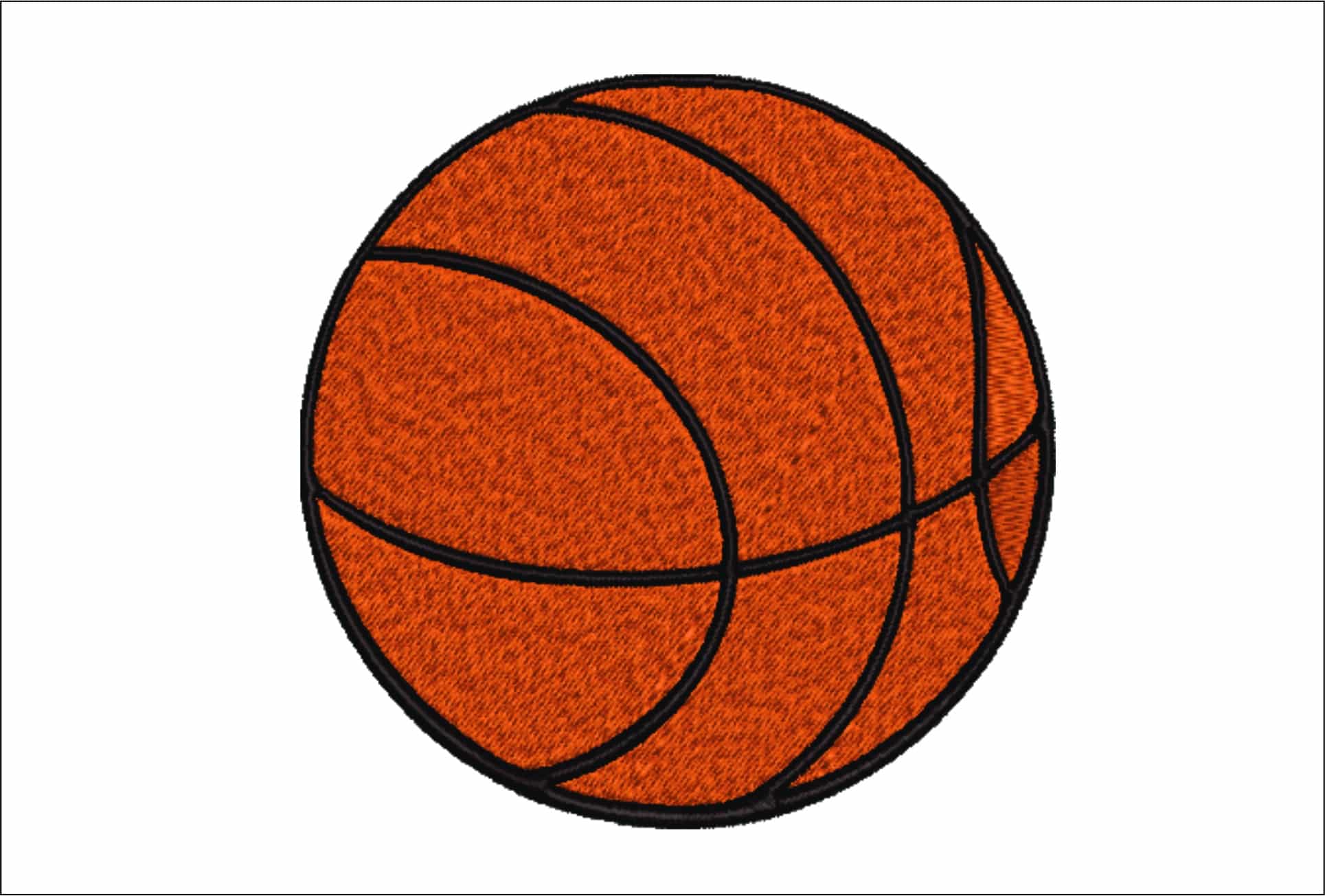 Basketball embroidery design - basketball embroidery machine pattern embroidery file - instant download