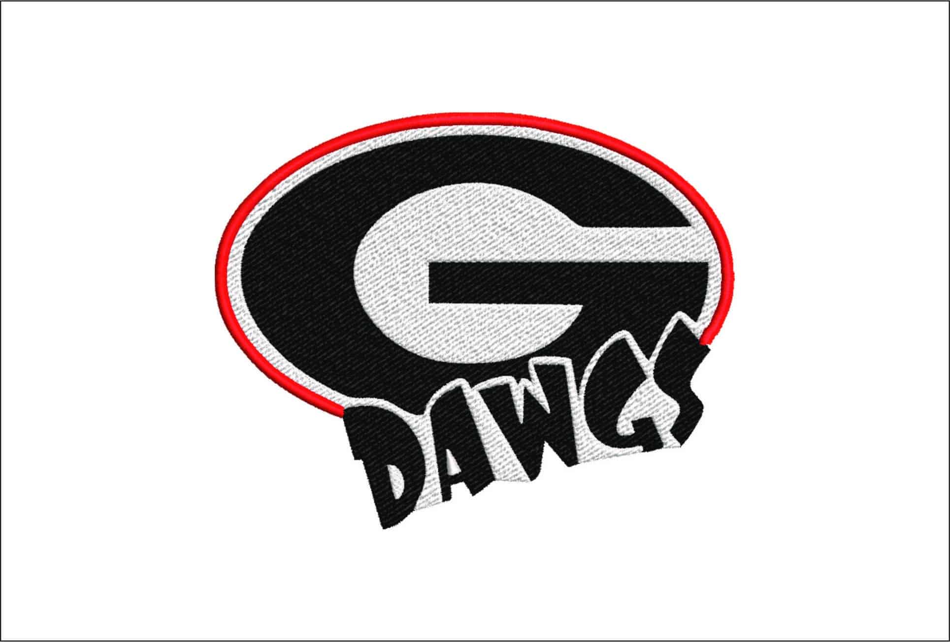 Georgia Dawgs embroidery design - University of Georgia  Logo