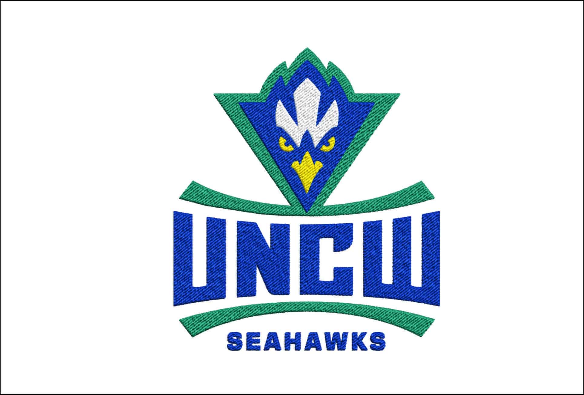 UNC Wilmington Seahawks embroidery design - UNC Wilmington Seahawks embroidery machine pattern embroidery file - instant download