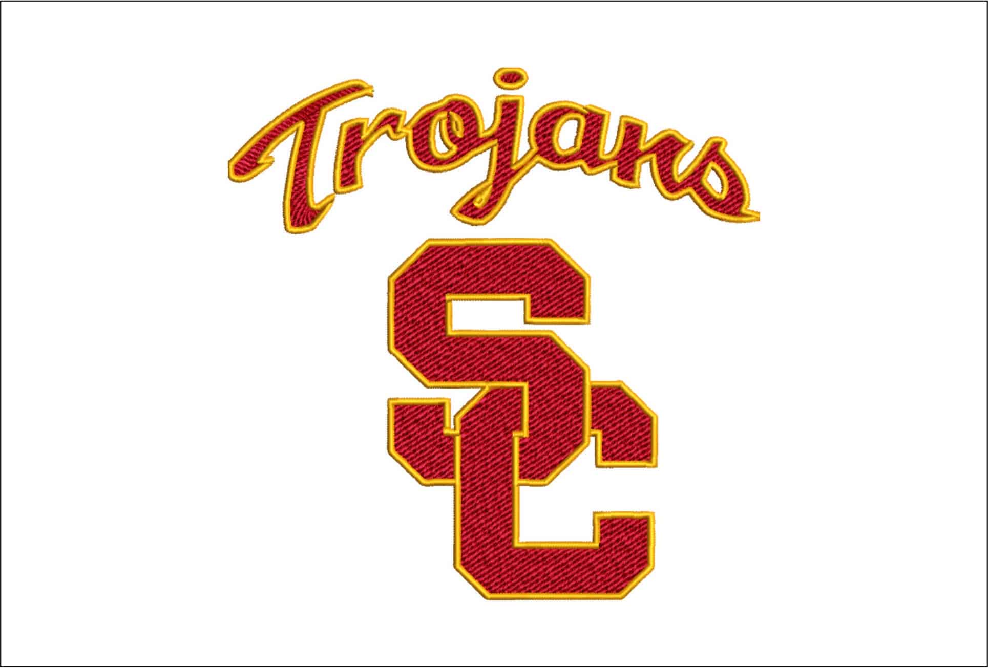 Southern California Trojans Logo embroidery design - Southern California Trojans Logo embroidery machine pattern embroidery file - instant download