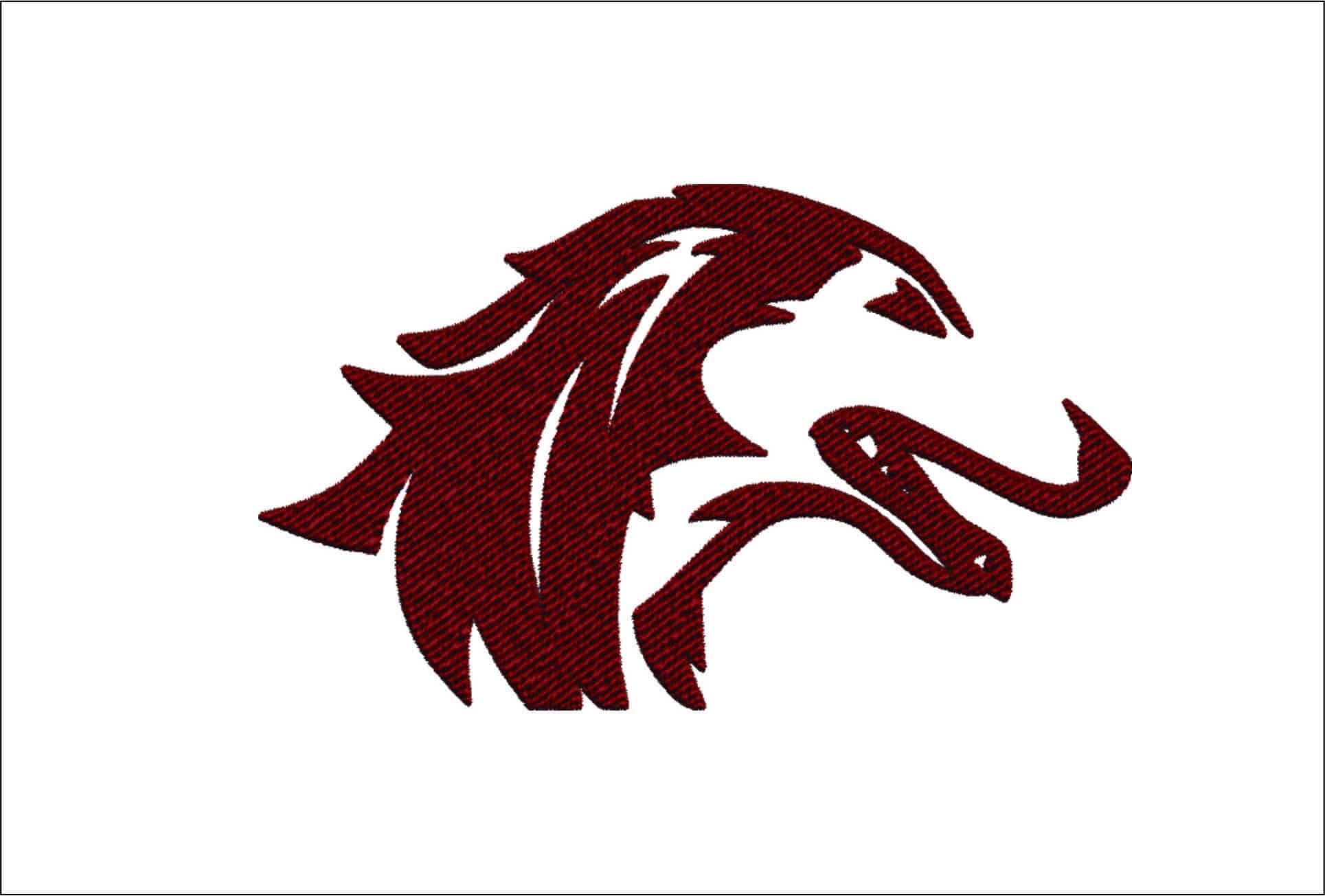 Southern Illinois Salukis embroidery design - Southern Illinois Salukis embroidery machine pattern embroidery file - instant download