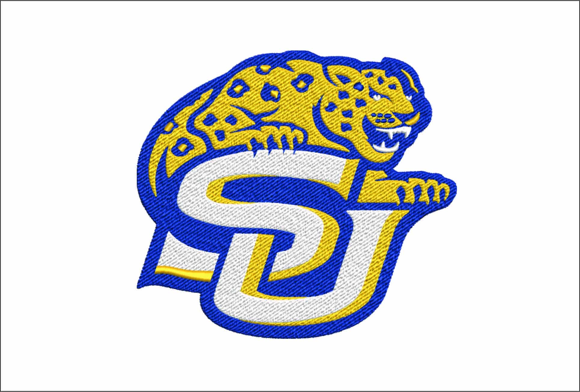 Southern Jaguar Logo 2001 embroidery design - Southern Jaguar Logo 2001 embroidery machine pattern embroidery file - instant download