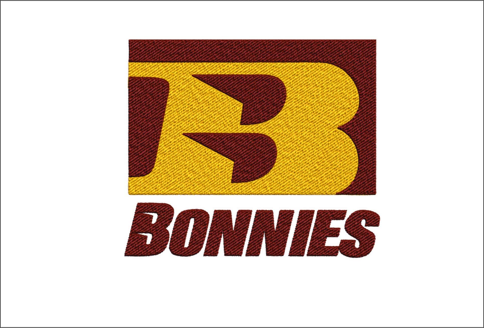 St-Bonaventure Bonnies Logo 1988 embroidery design - St-Bonaventure Bonnies Logo 1988 embroidery machine pattern embroidery file - instant download