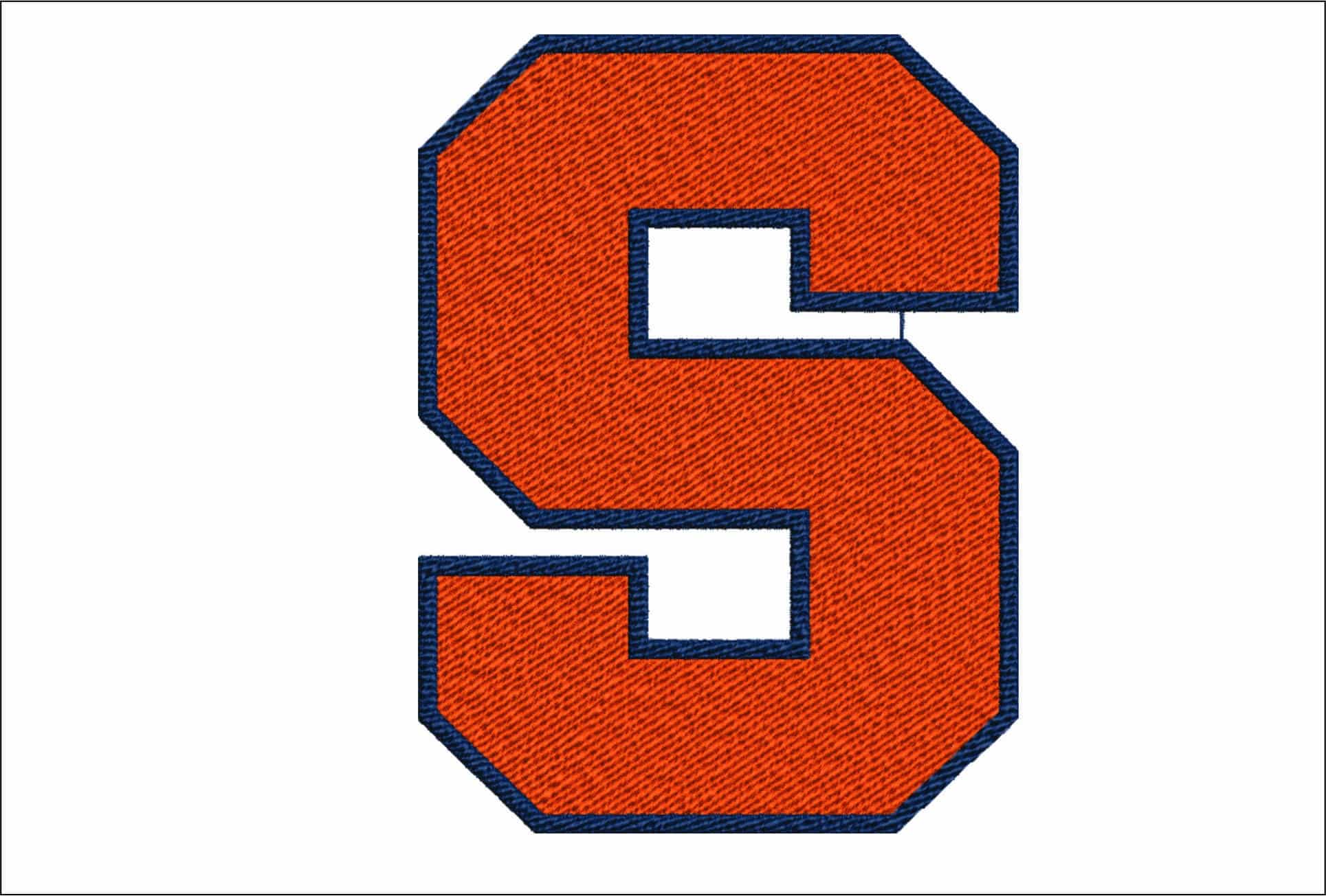 Syracuse Orange Logo  embroidery design -Syracuse Orange Logo embroidery machine pattern embroidery file - instant download