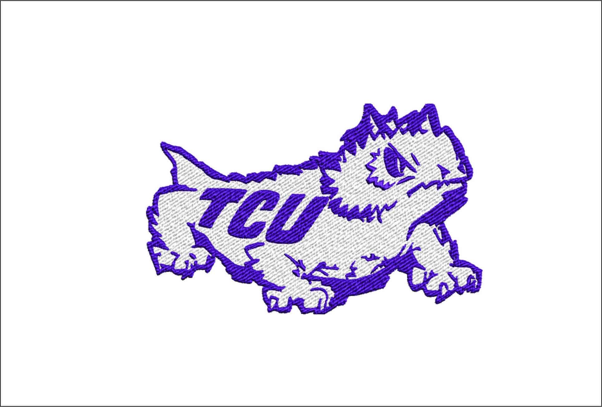 TCU 1965 Logo embroidery design -TCU 1965 Logo embroidery machine pattern embroidery file - instant download