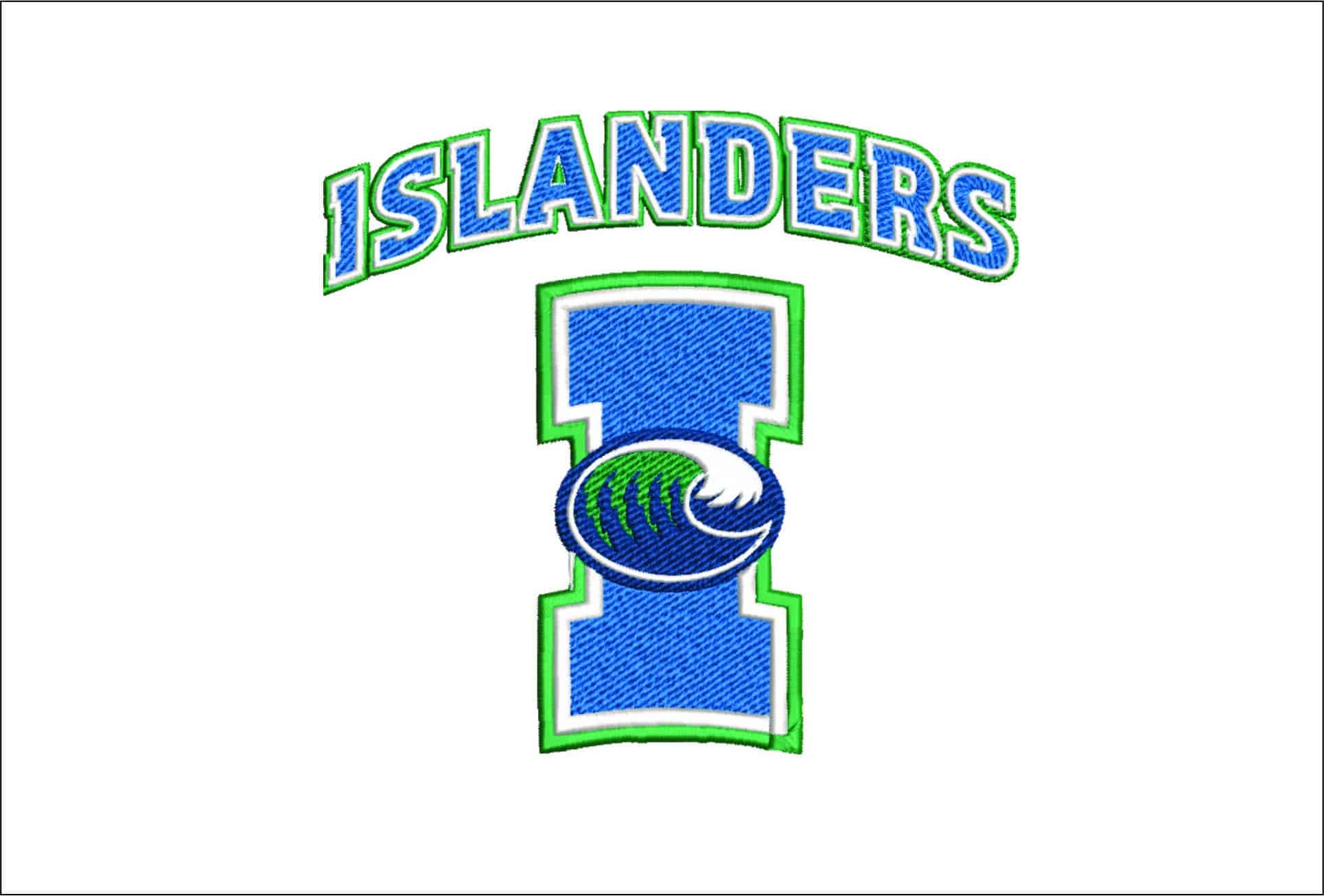 Texas AM CC Islanders logo  embroidery design -Texas AM CC Islanders Logo embroidery machine pattern embroidery file - instant download