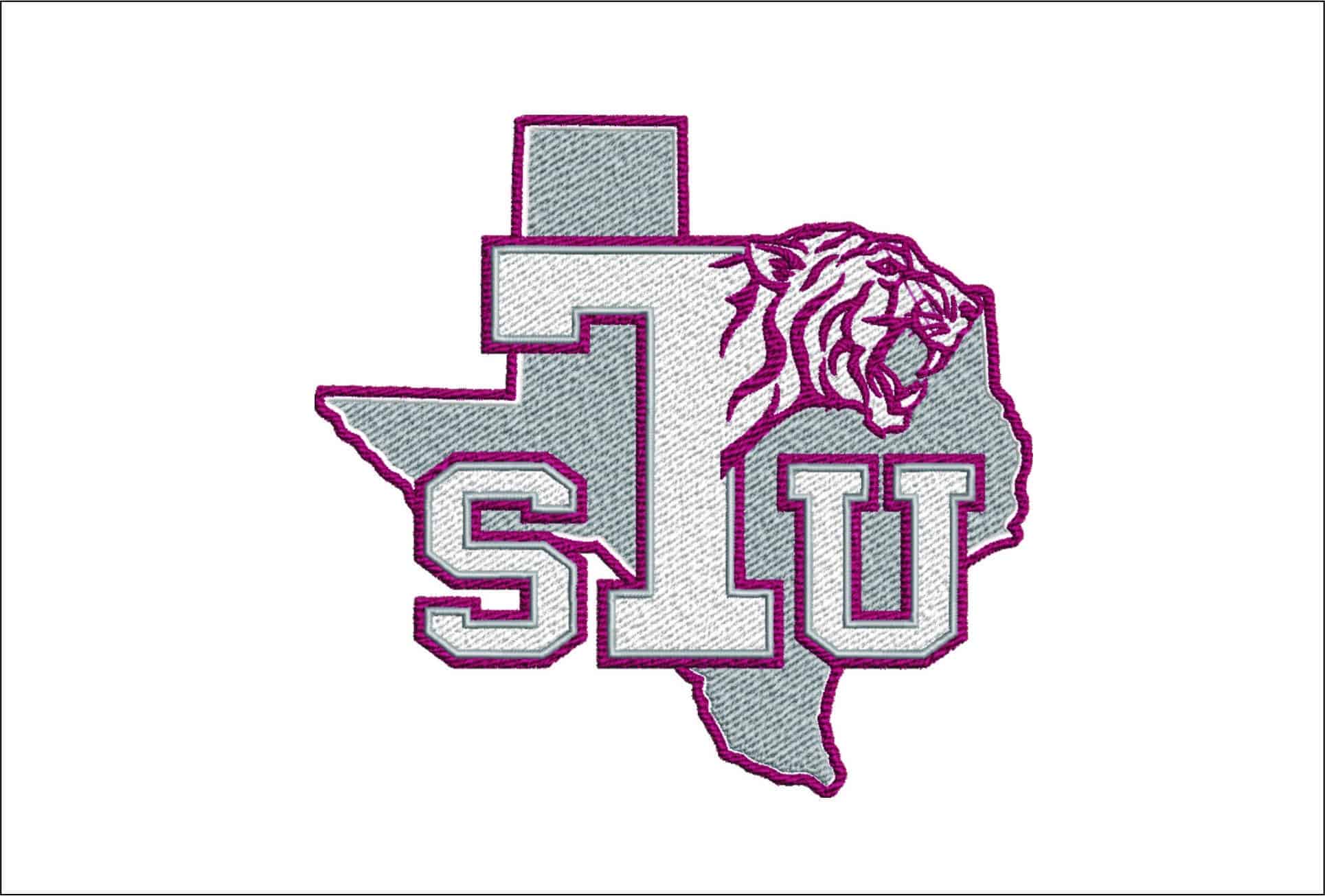 Texas Southern Tigers logo embroidery design -Texas Southern Tigers logo embroidery machine pattern embroidery file - instant download