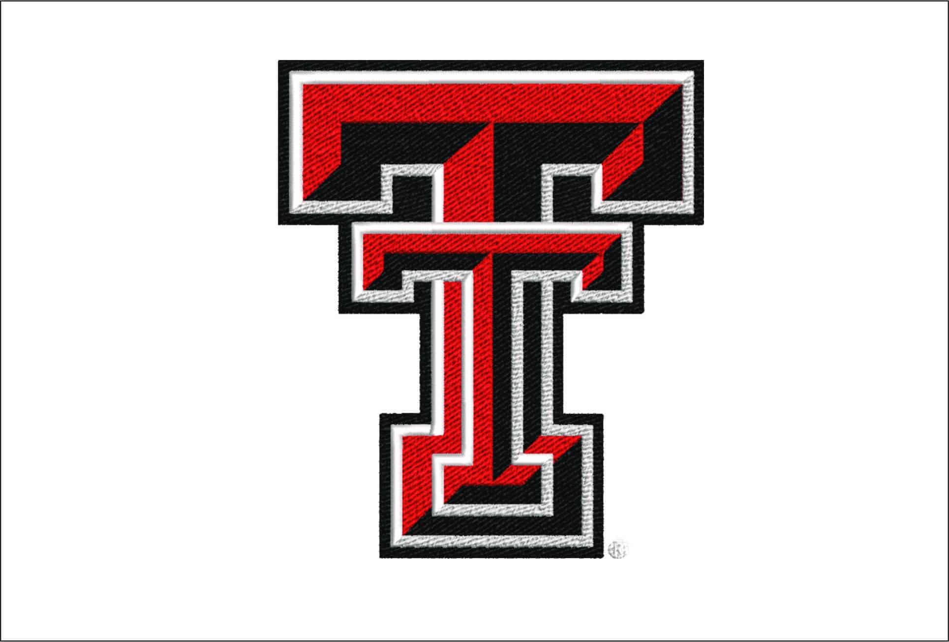 Texas Tech Red Raiders Logo embroidery design -Texas Tech Red Raiders Logo embroidery machine pattern embroidery file - instant download