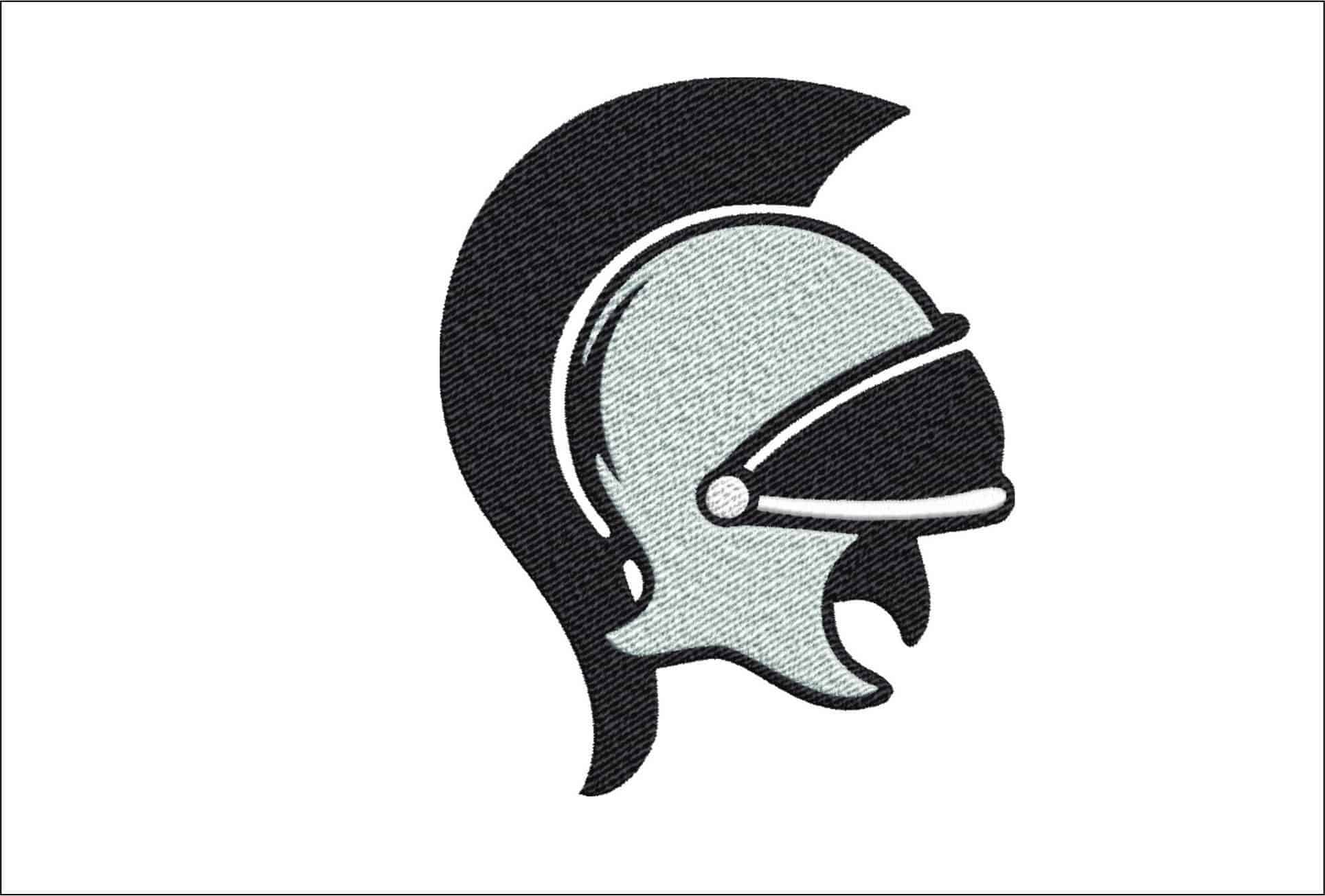 Troy Trojans Logo 1992 embroidery design -Troy Trojans Logo 1992 embroidery machine pattern embroidery file - instant download