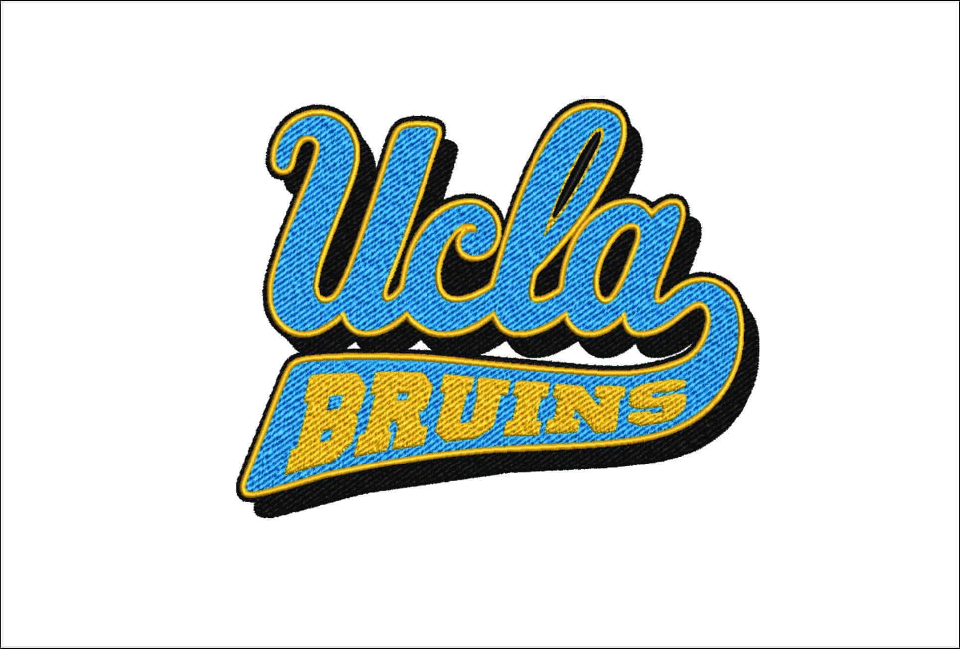 UCLA Bruins logo embroidery design -UCLA Bruins logo embroidery machine pattern embroidery file - instant download